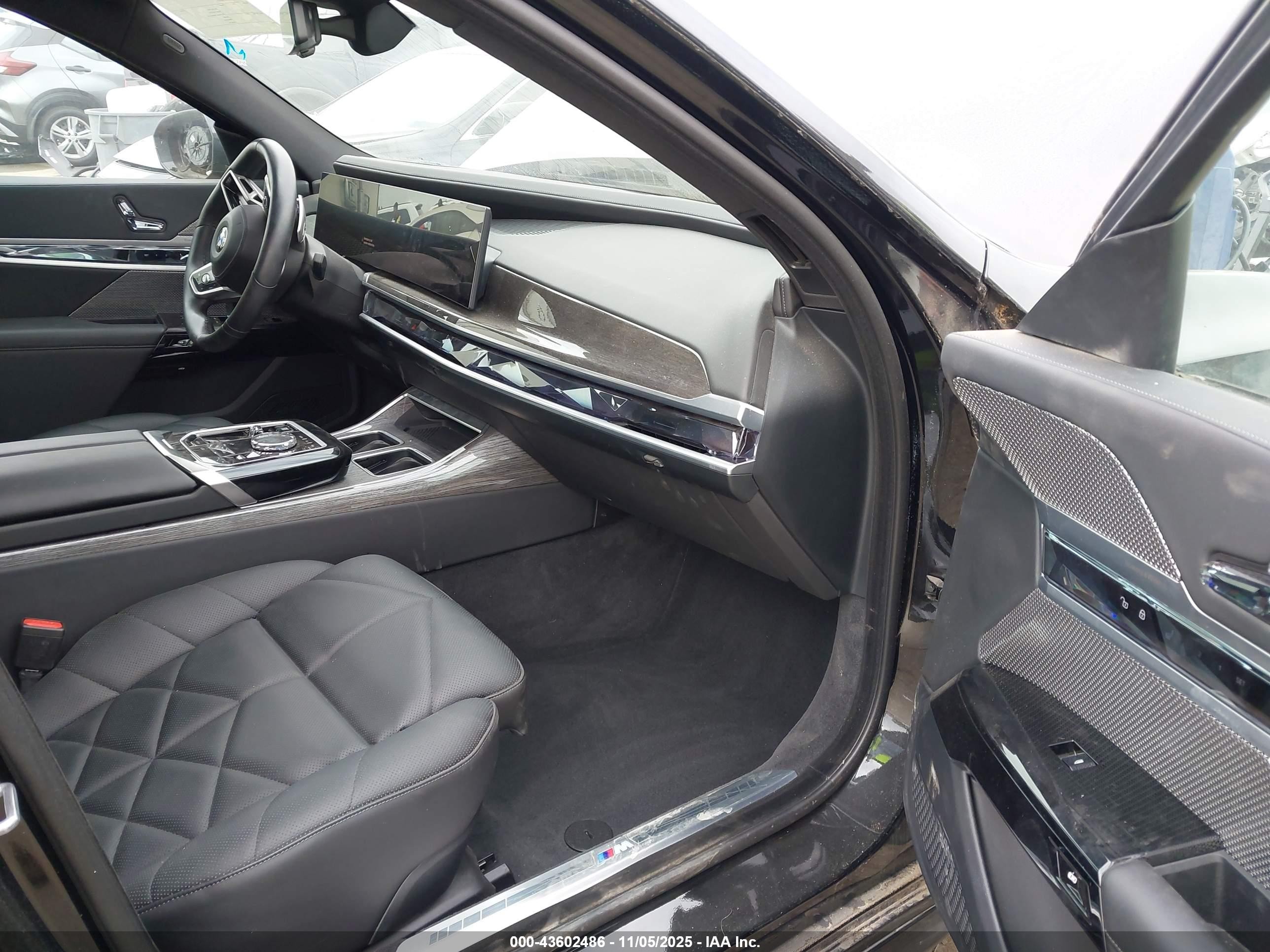 2023 Bmw 740 I Black vin: WBA23EH00PCM30022