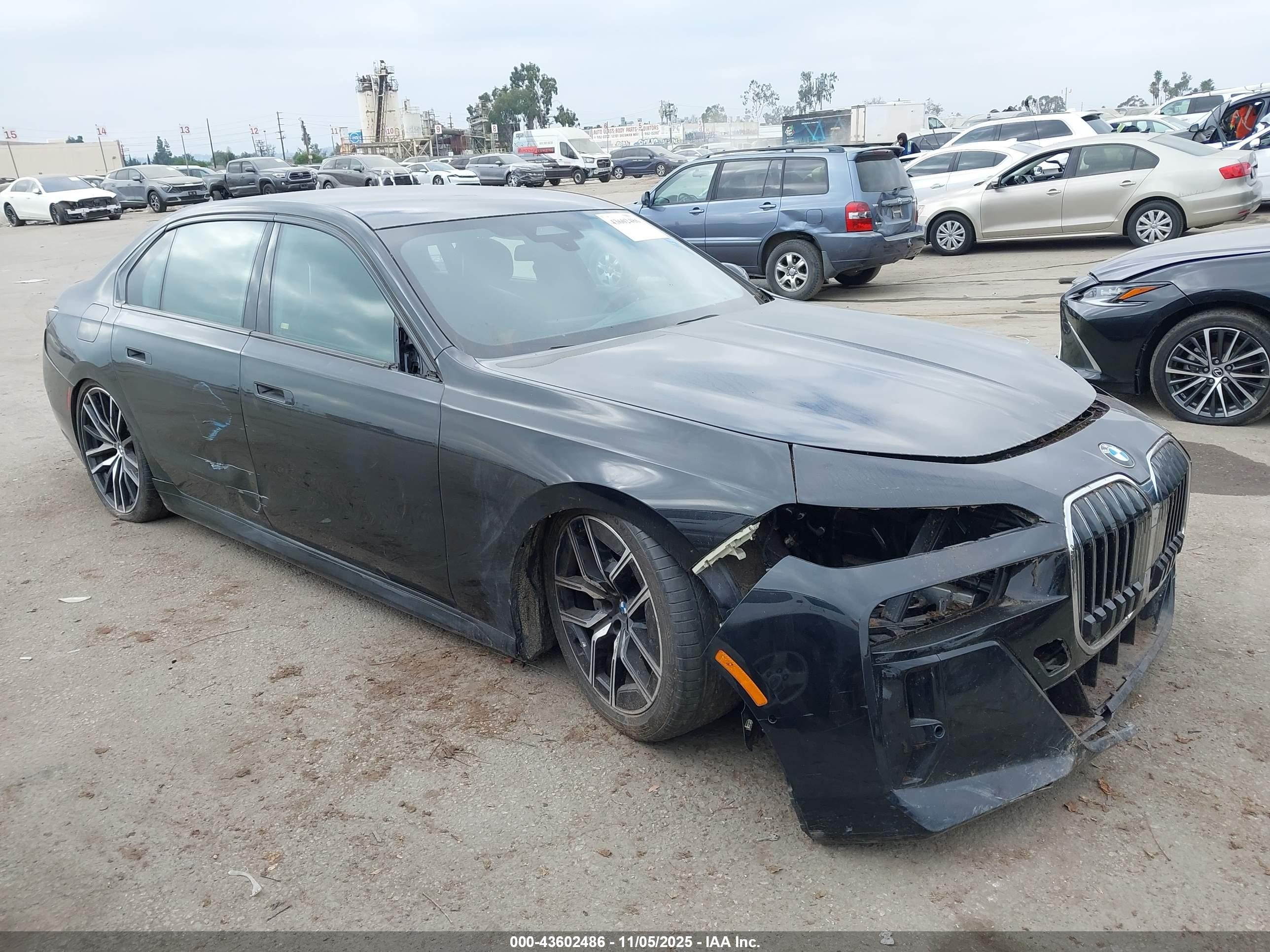 2023 Bmw 740 I Black vin: WBA23EH00PCM30022