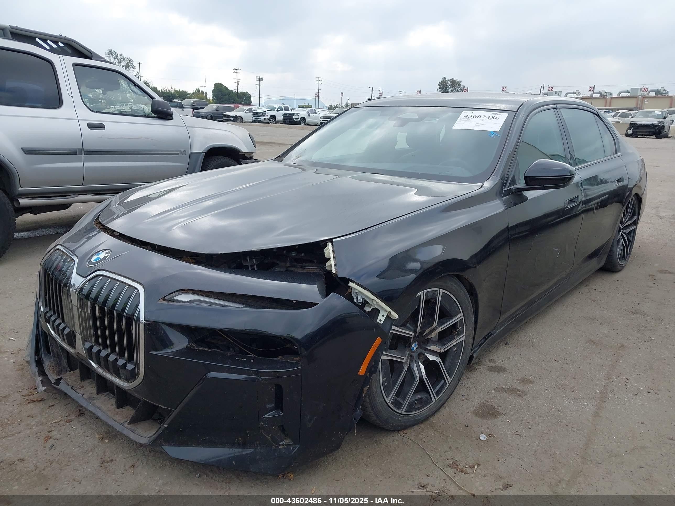 2023 Bmw 740 I Black vin: WBA23EH00PCM30022