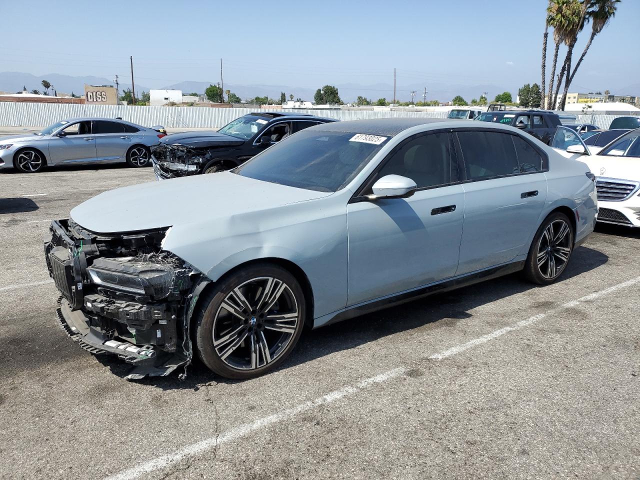 2023 Bmw 740 I   Gray vin: WBA23EH01PCL79436