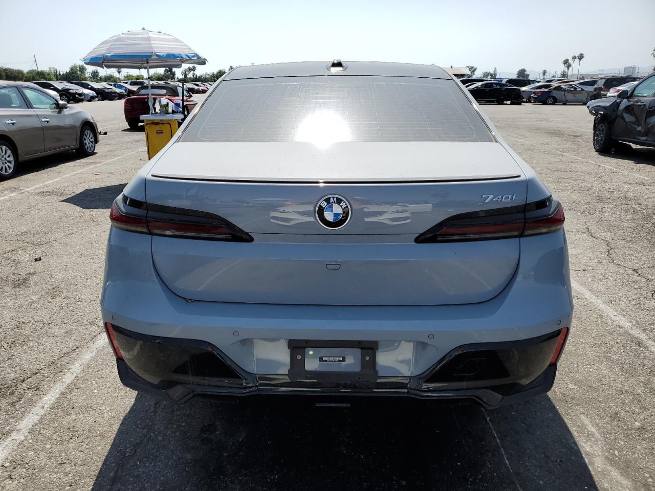 2023 Bmw 740 I   Gray vin: WBA23EH01PCL79436