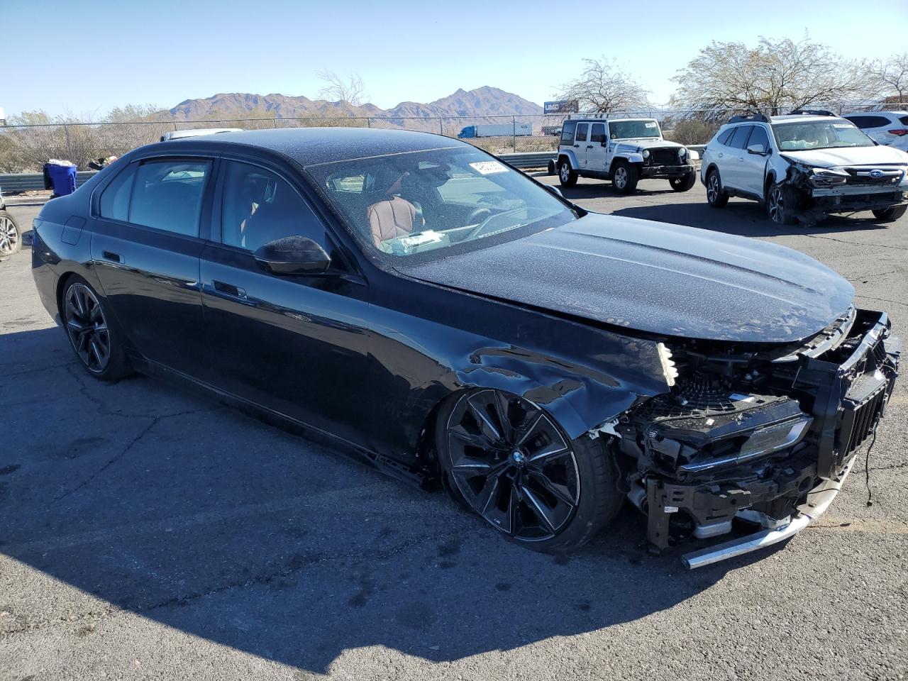 2025 Bmw 740 I   Black vin: WBA23EH01SCT25045