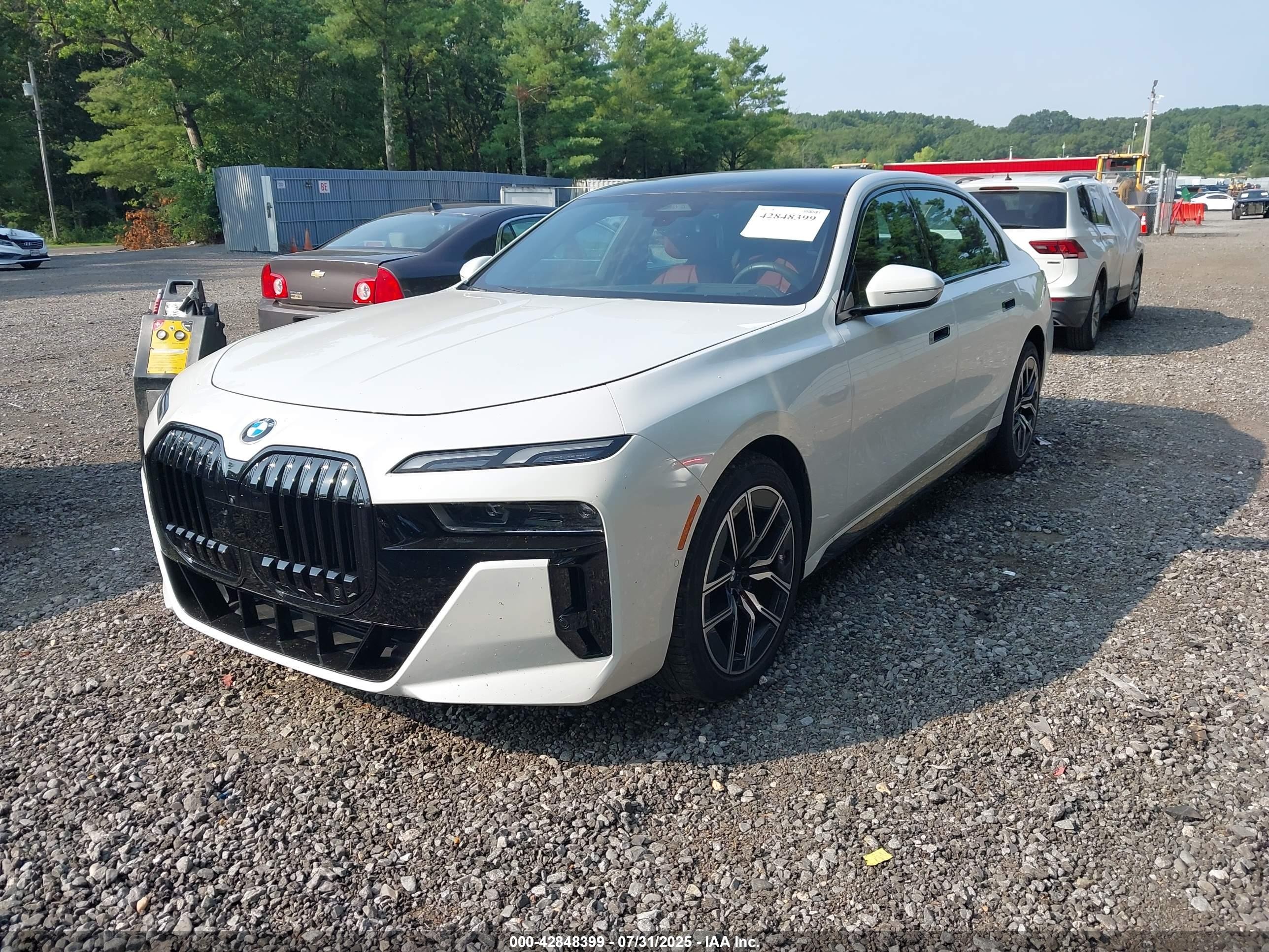2023 Bmw 740 I White vin: WBA23EH03PCN22614