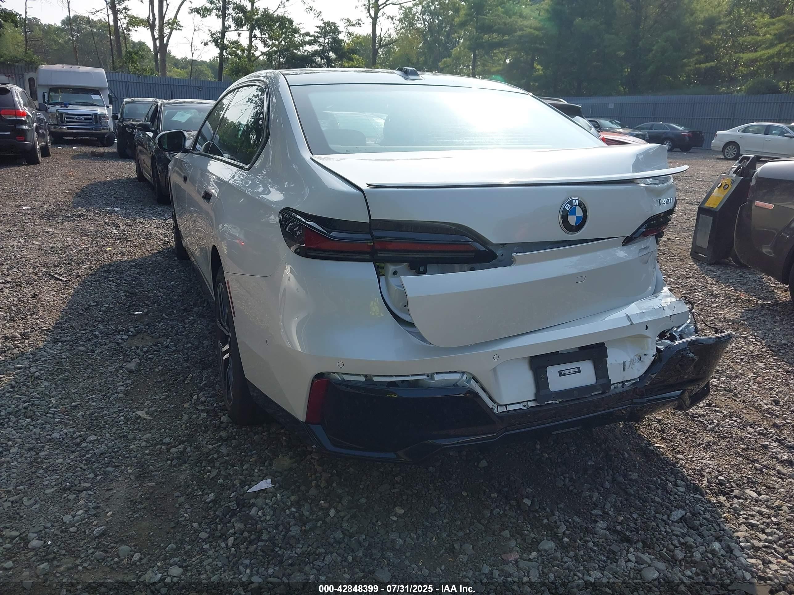 2023 Bmw 740 I White vin: WBA23EH03PCN22614