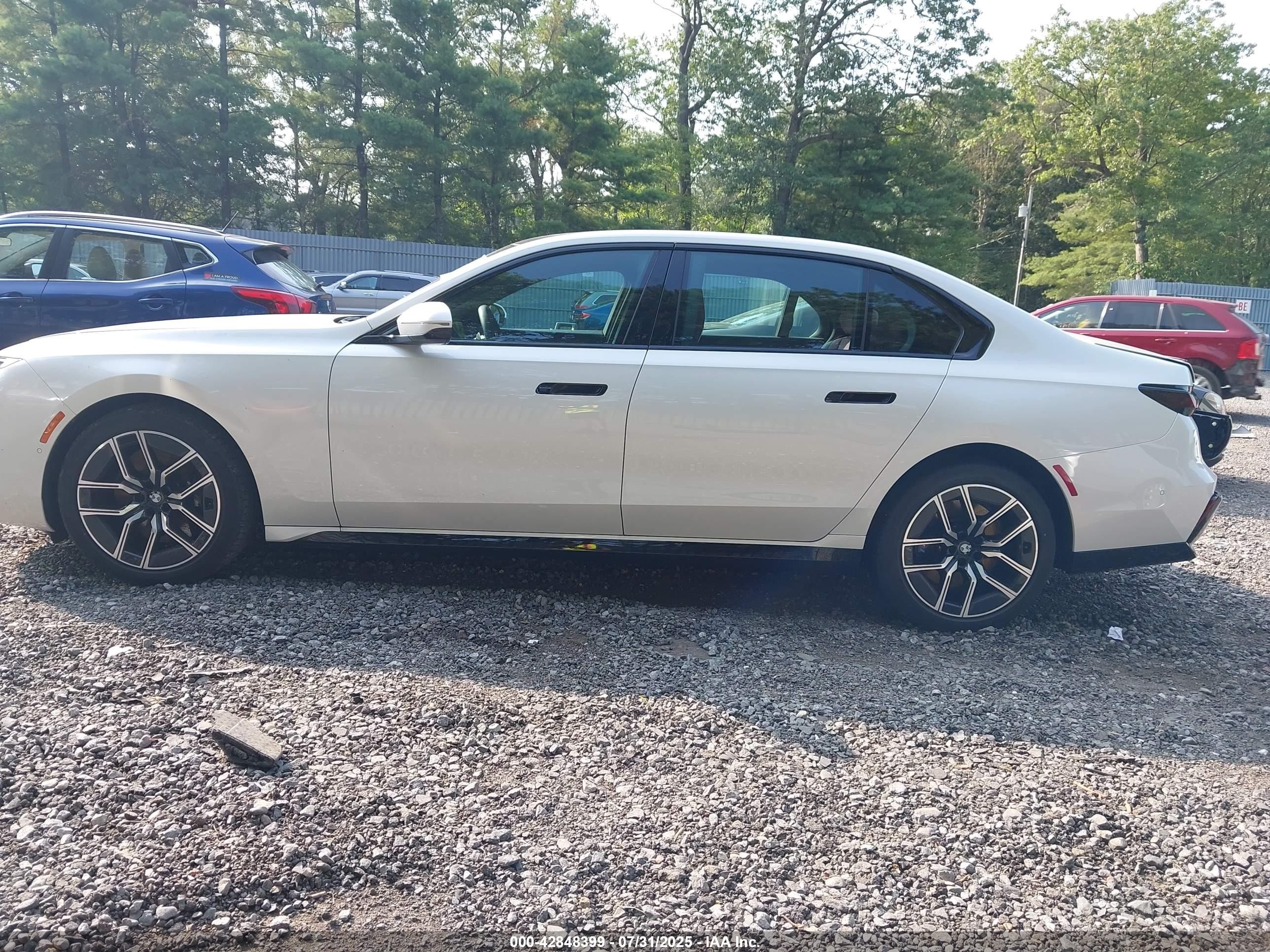 2023 Bmw 740 I White vin: WBA23EH03PCN22614