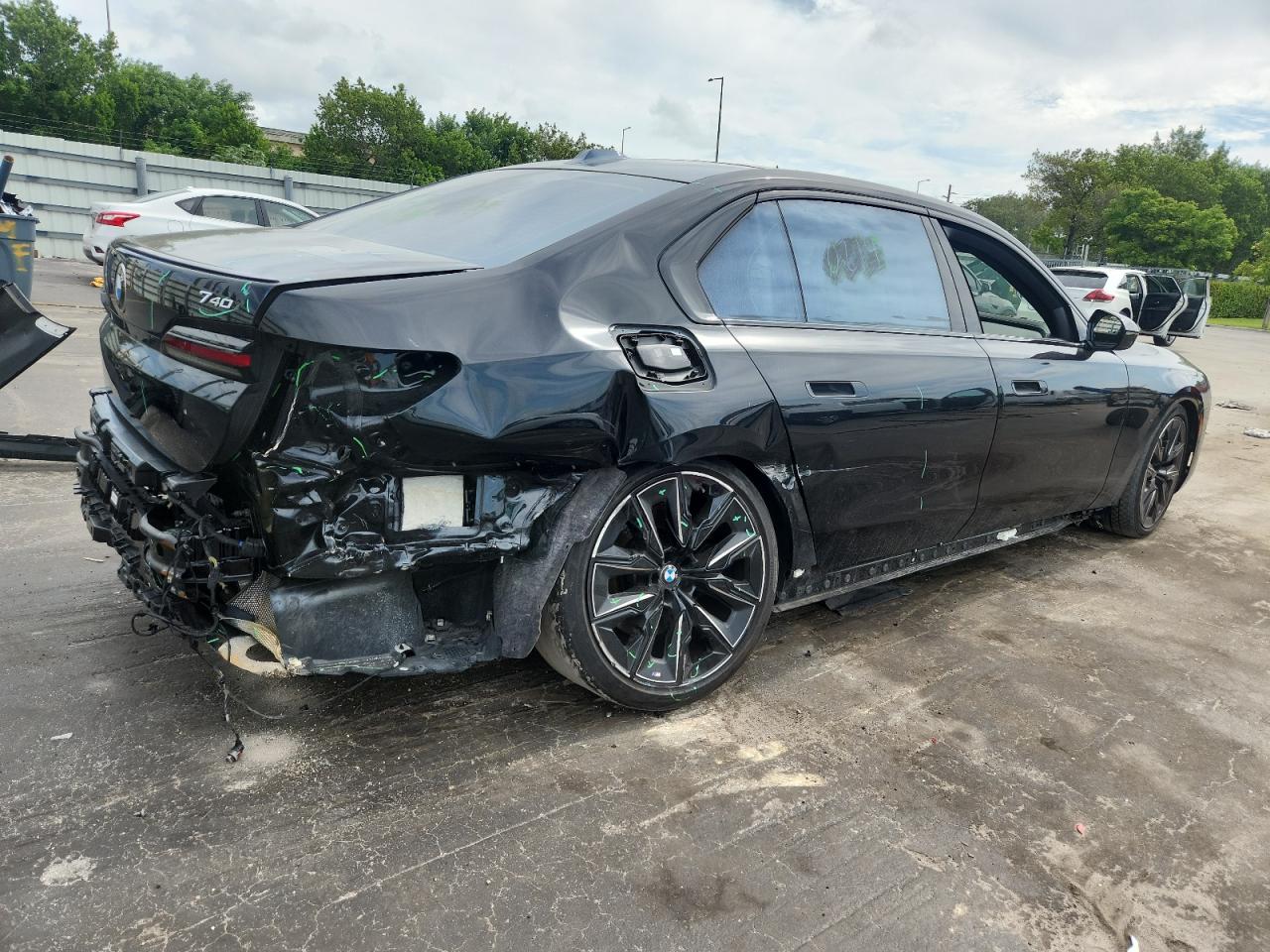 2024 Bmw 740 I   Black vin: WBA23EH03RCP22332