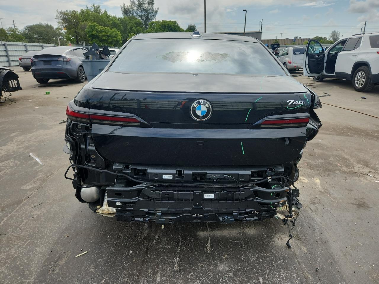 2024 Bmw 740 I   Black vin: WBA23EH03RCP22332