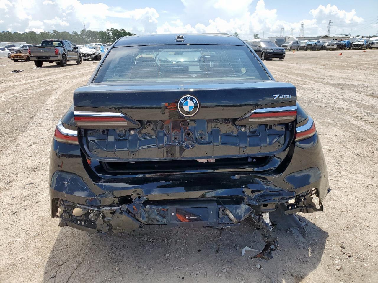 2024 Bmw 740 I   Black vin: WBA23EH03RCS45983