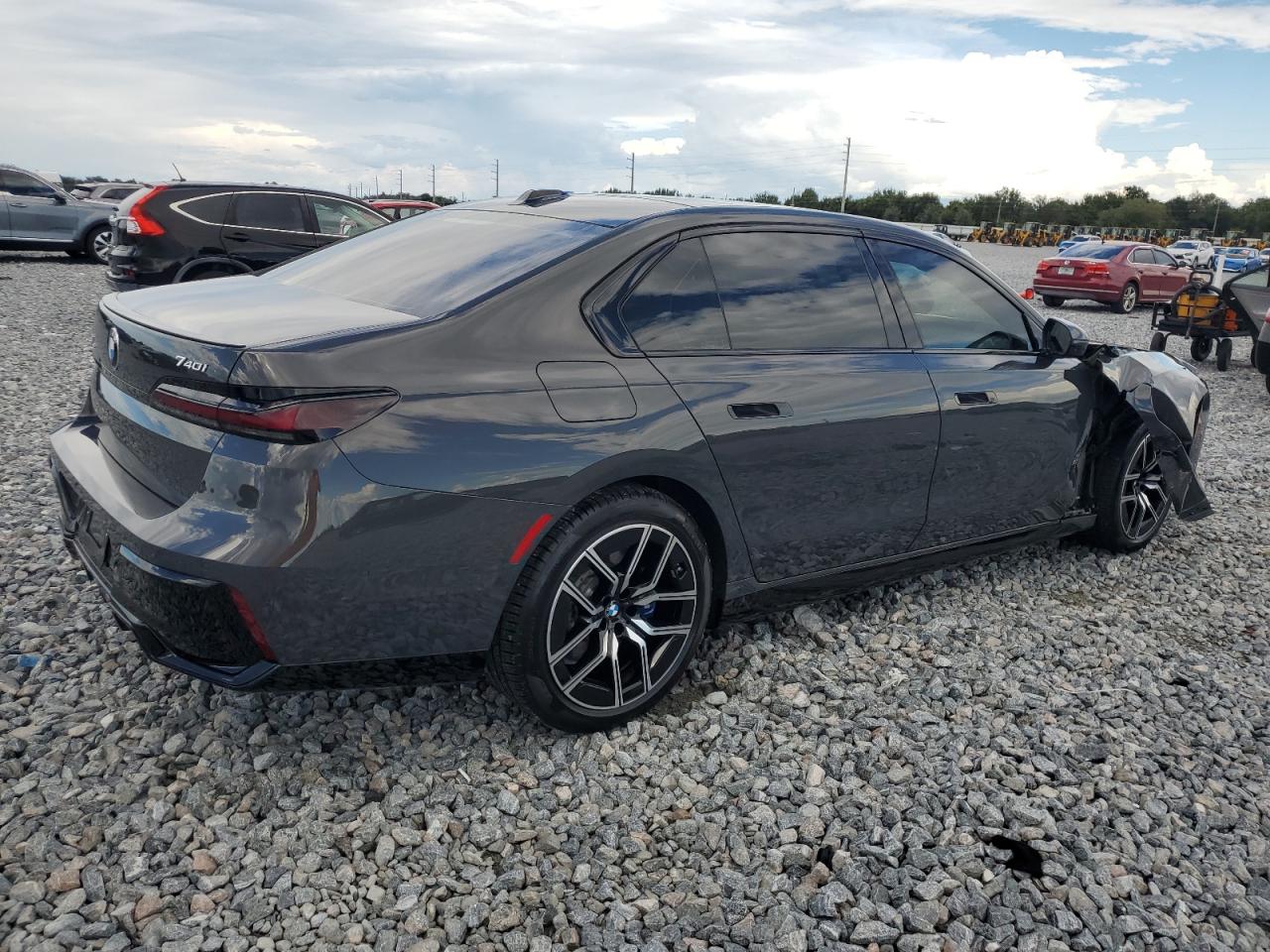 2023 Bmw 740 I Gray vin: WBA23EH04PCN30141
