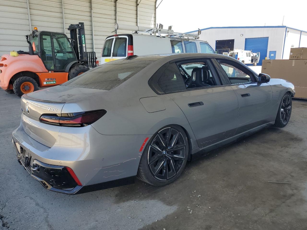 2023 Bmw 740 I Silver vin: WBA23EH05PCL98667