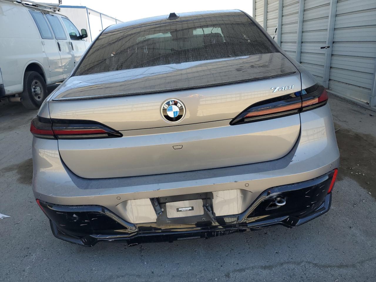 2023 Bmw 740 I Silver vin: WBA23EH05PCL98667