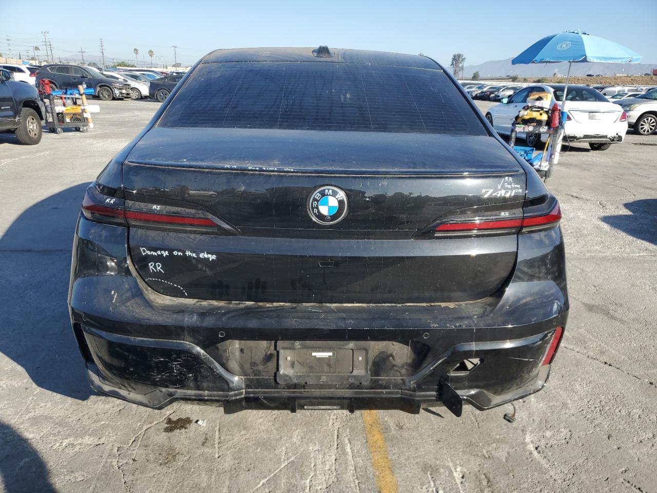 2023 Bmw 740 I Black vin: WBA23EH06PCM61565