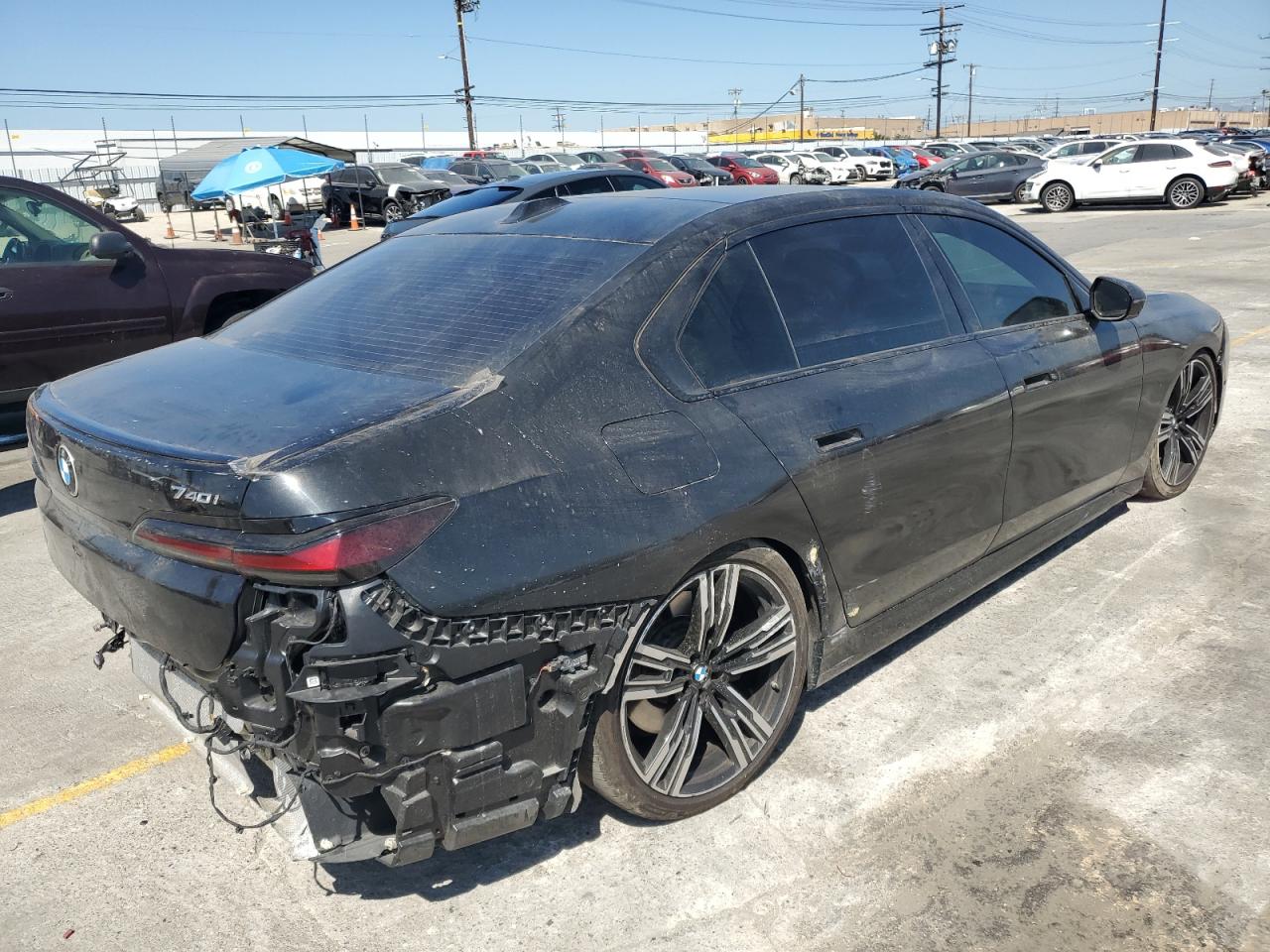 2023 Bmw 740 I Black vin: WBA23EH07PCM68864