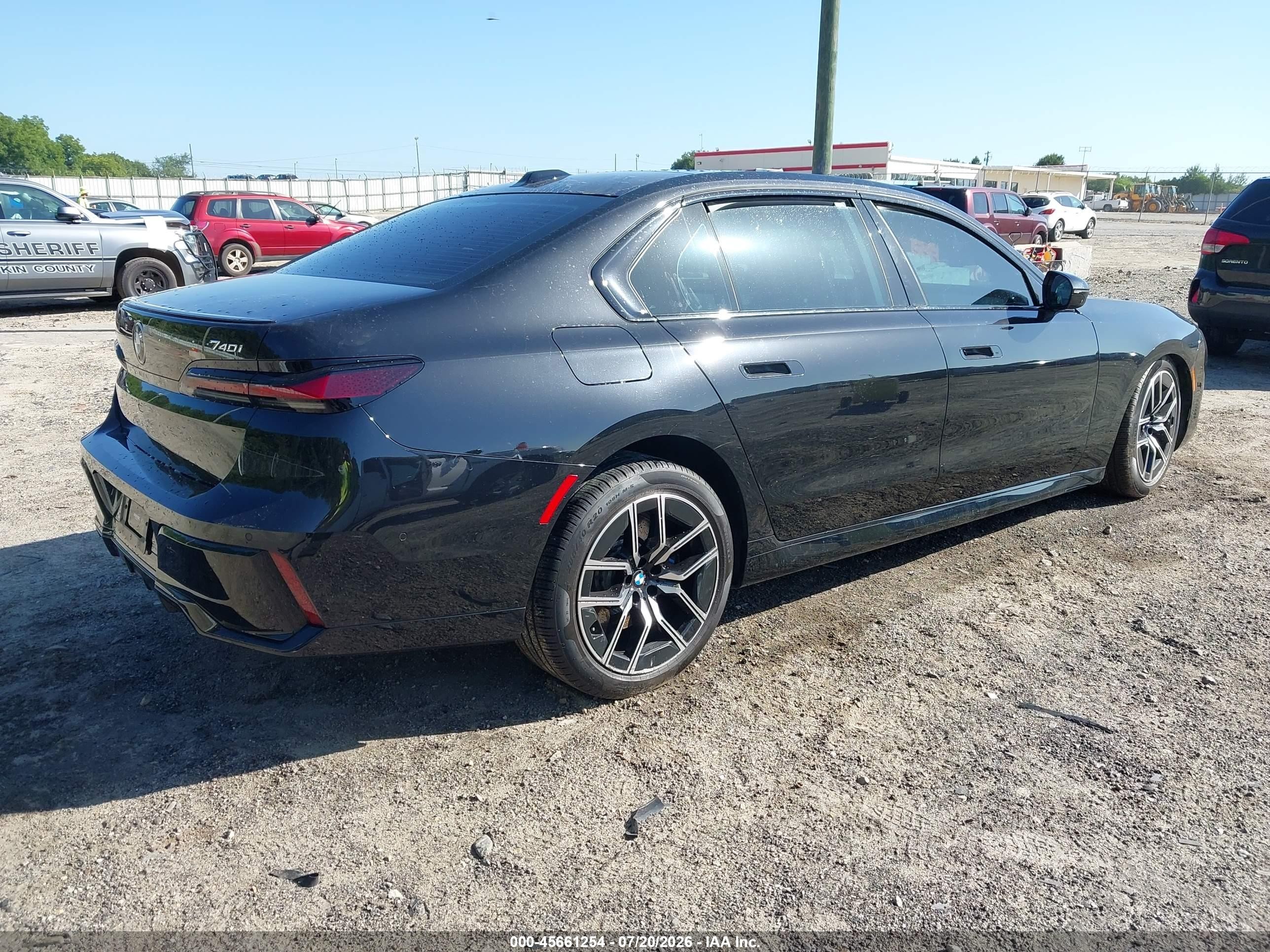 2023 Bmw 740 I Black vin: WBA23EH0XPCM14278