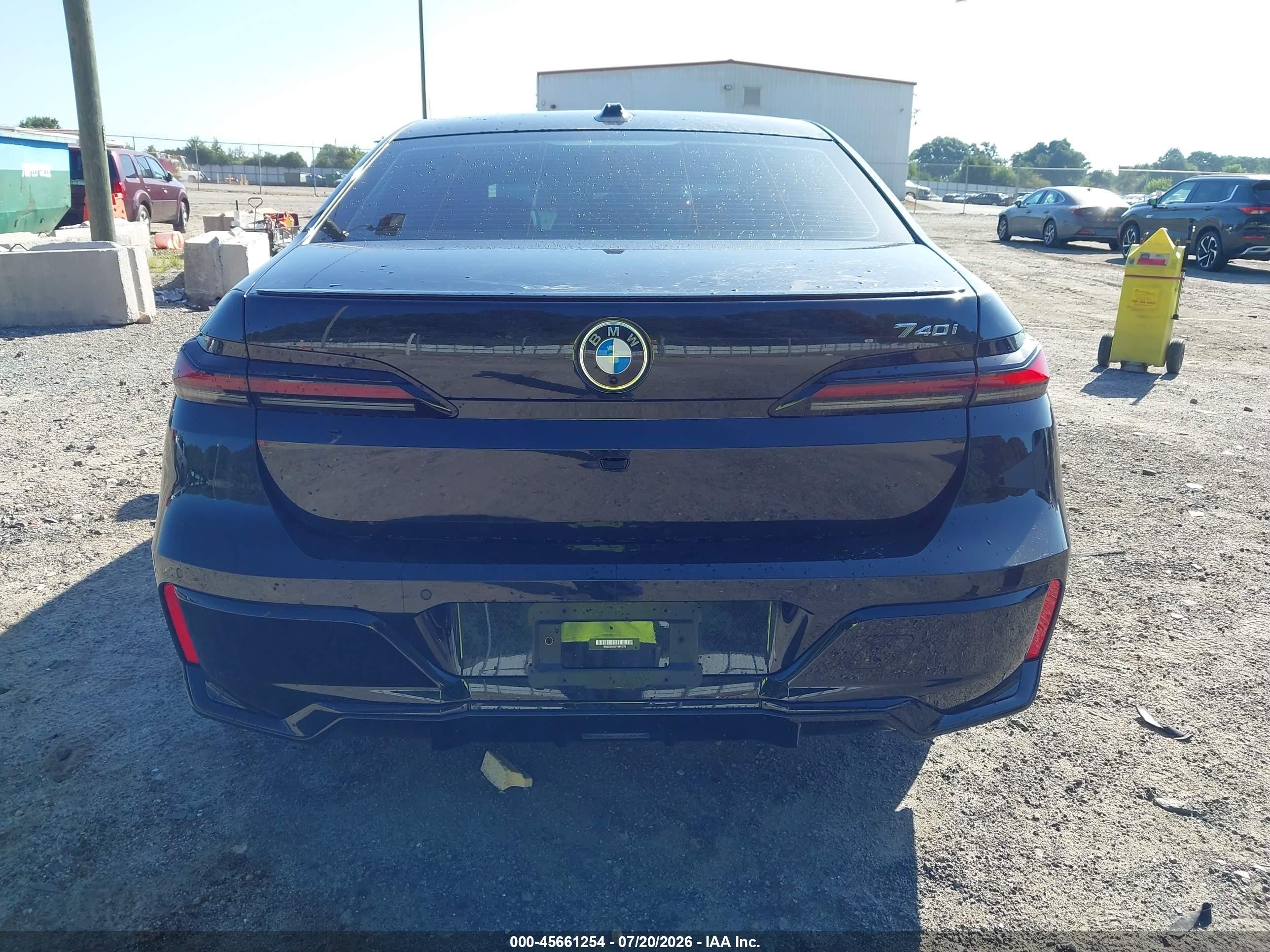 2023 Bmw 740 I Black vin: WBA23EH0XPCM14278