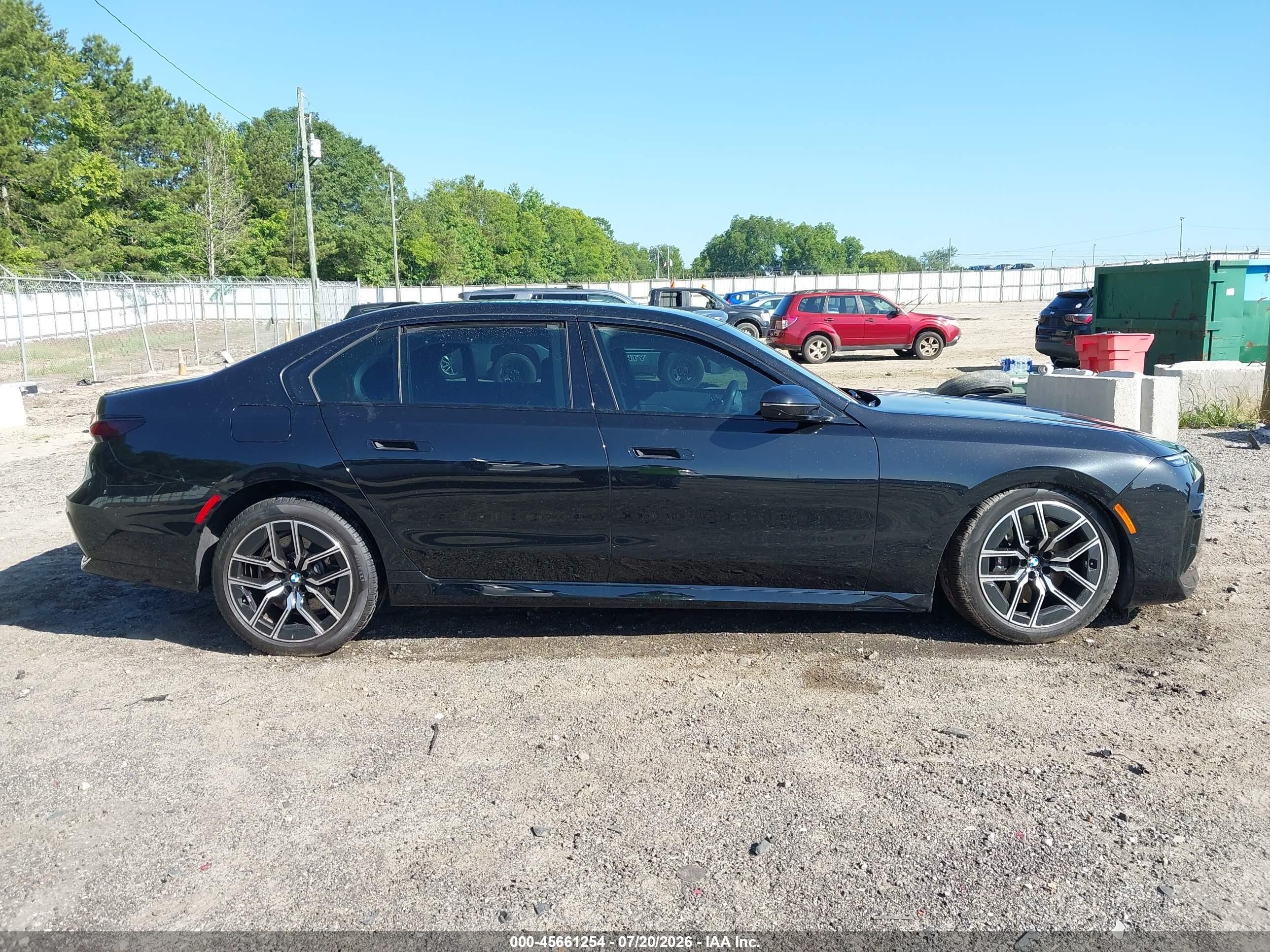 2023 Bmw 740 I Black vin: WBA23EH0XPCM14278