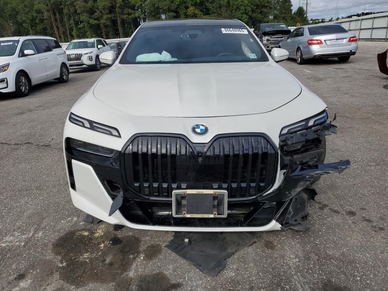 2023 Bmw 740 I White vin: WBA23EH0XPCM44381