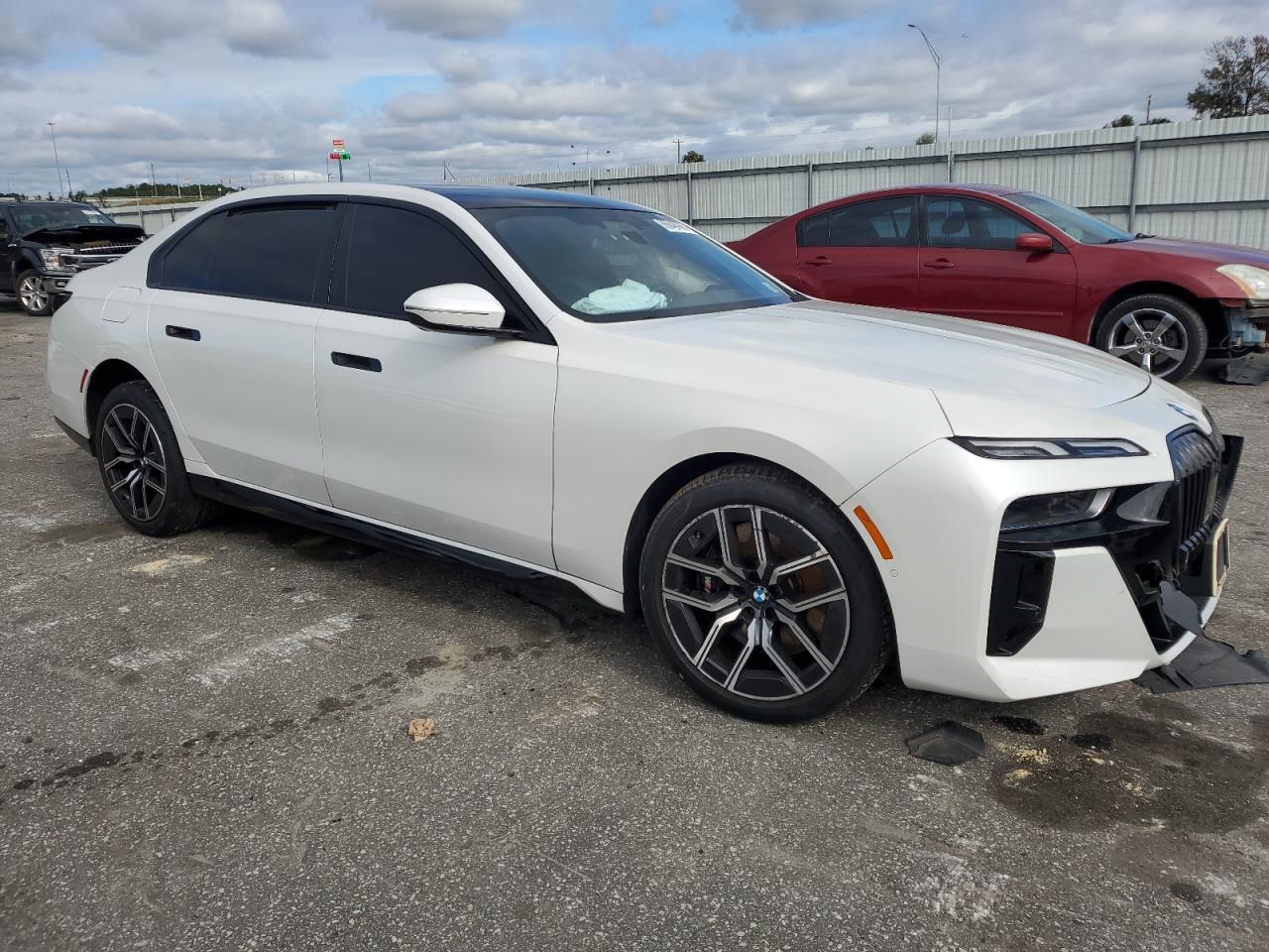 2023 Bmw 740 I White vin: WBA23EH0XPCM44381