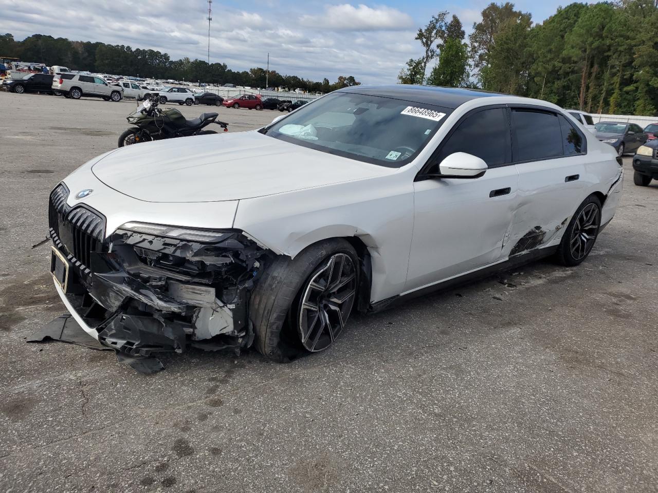 2023 Bmw 740 I White vin: WBA23EH0XPCM44381