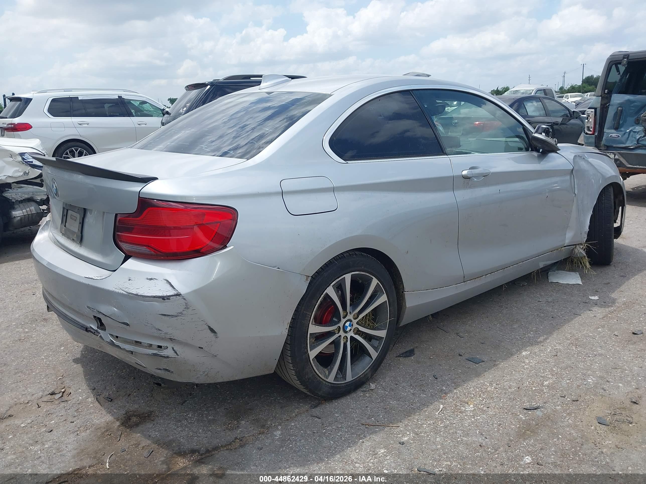 2018 Bmw 230i   Silver vin: WBA2J1C51JVD09550