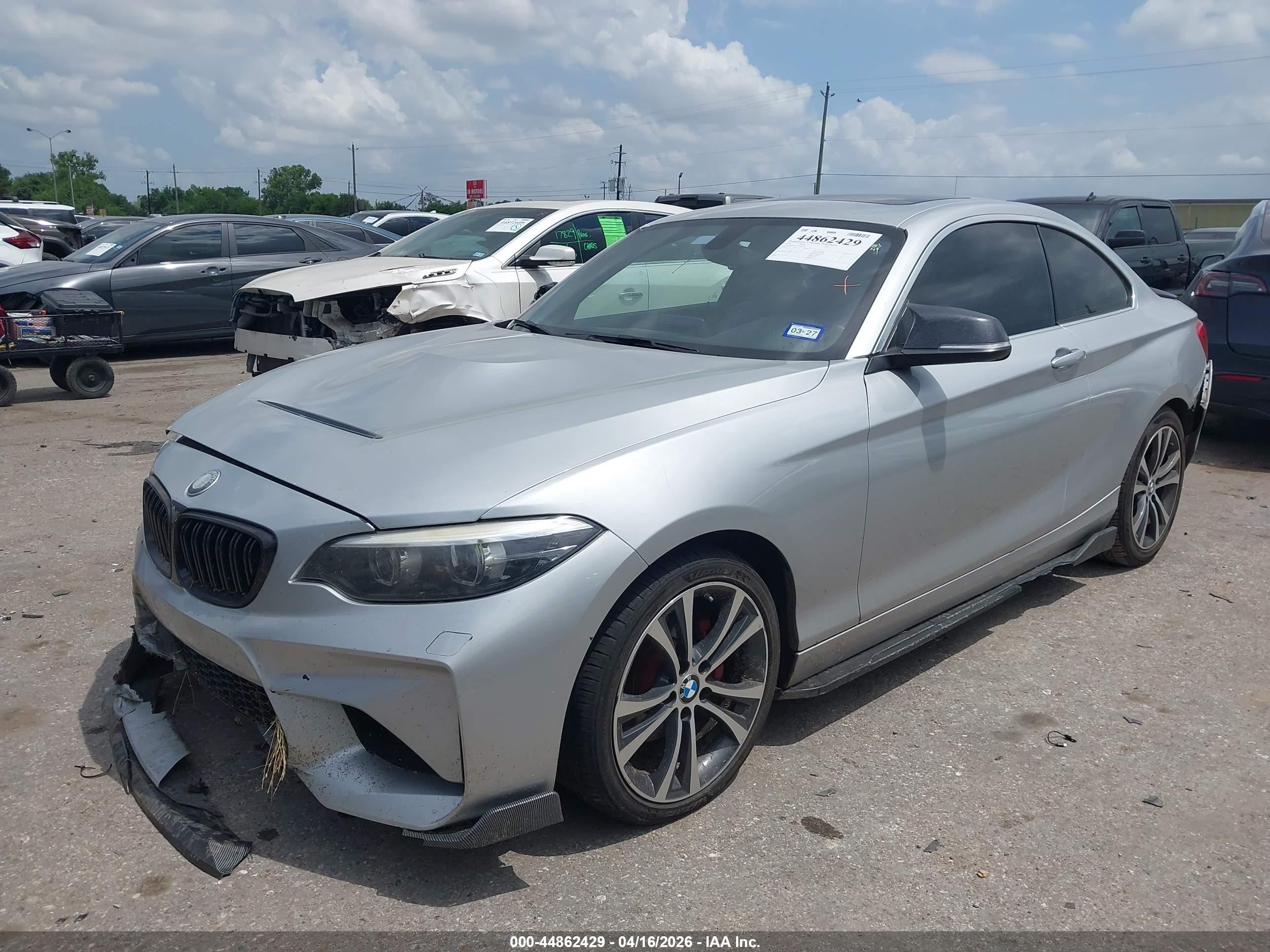 2018 Bmw 230i   Silver vin: WBA2J1C51JVD09550