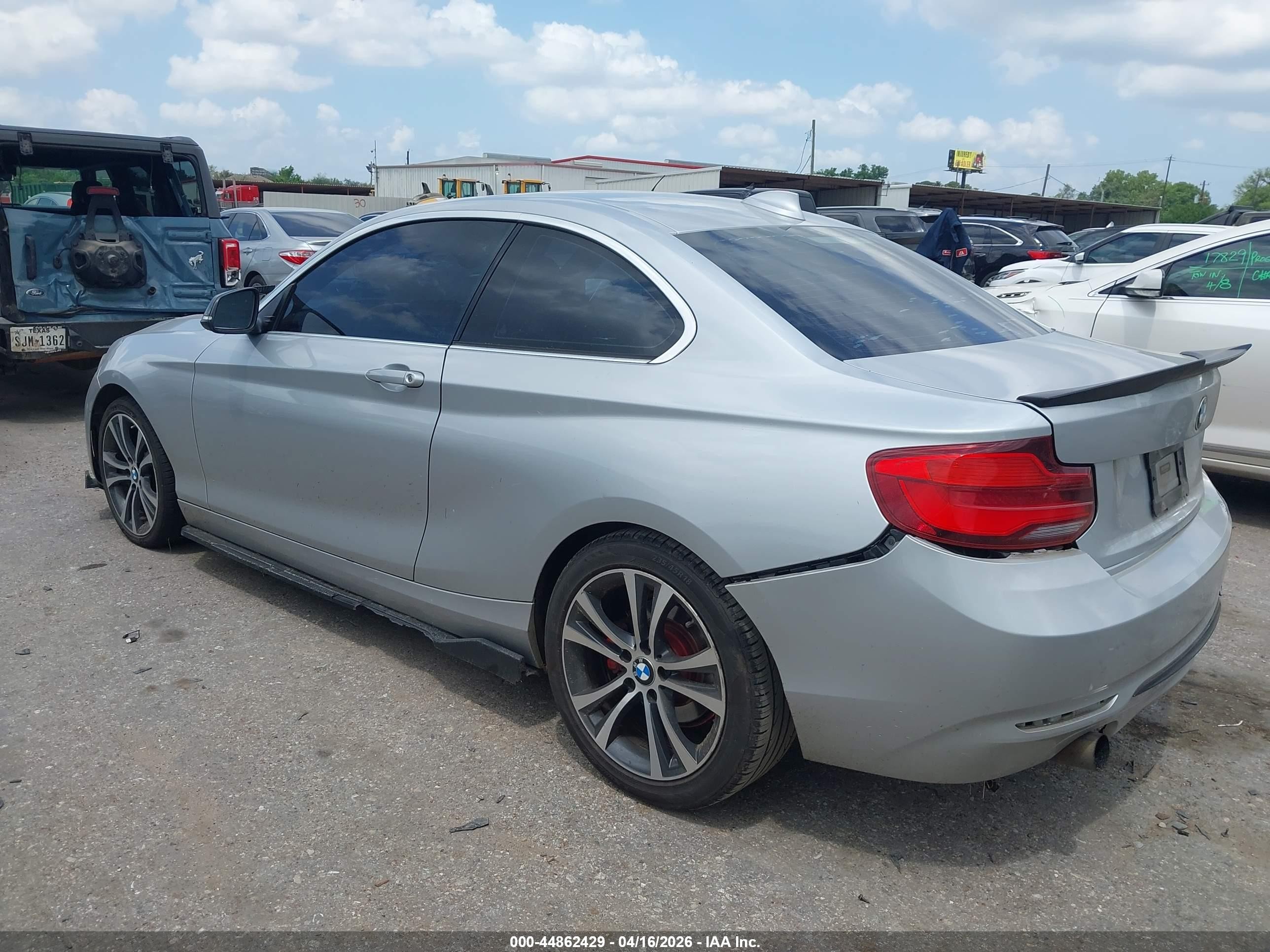 2018 Bmw 230i   Silver vin: WBA2J1C51JVD09550