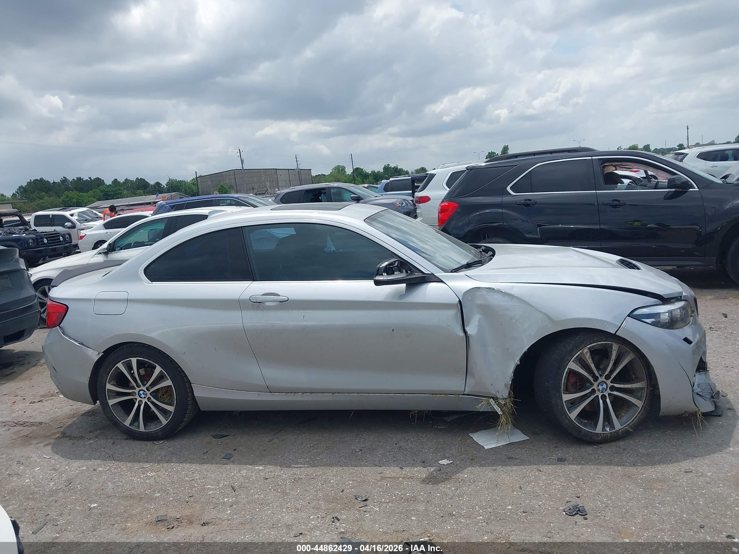 2018 Bmw 230i   Silver vin: WBA2J1C51JVD09550