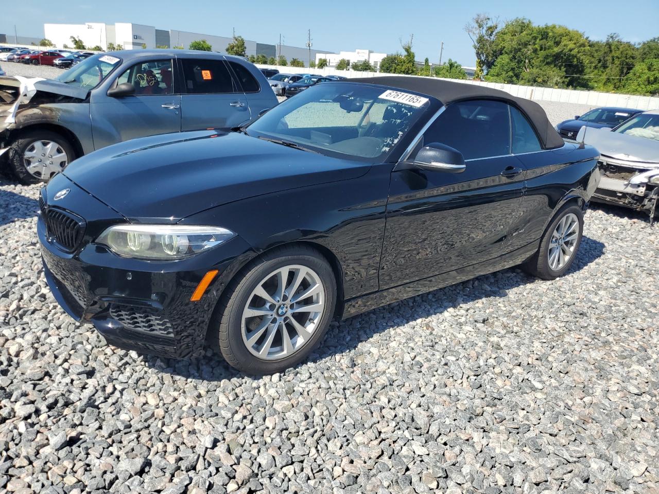 2020 Bmw 230xi Black vin: WBA2K1C04L7F83558