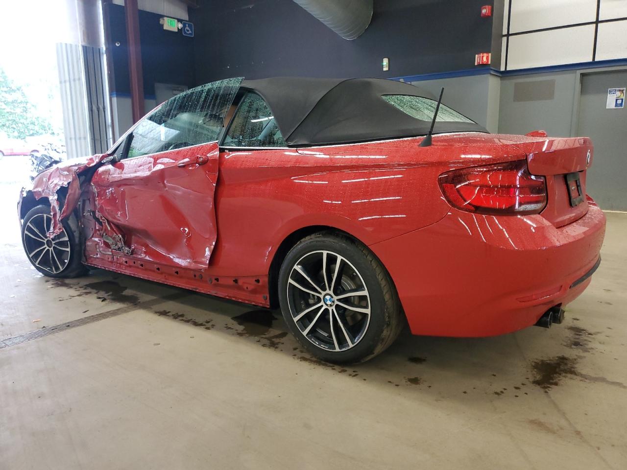 2020 Bmw 230i Красный vin: WBA2M7C09L7G28779