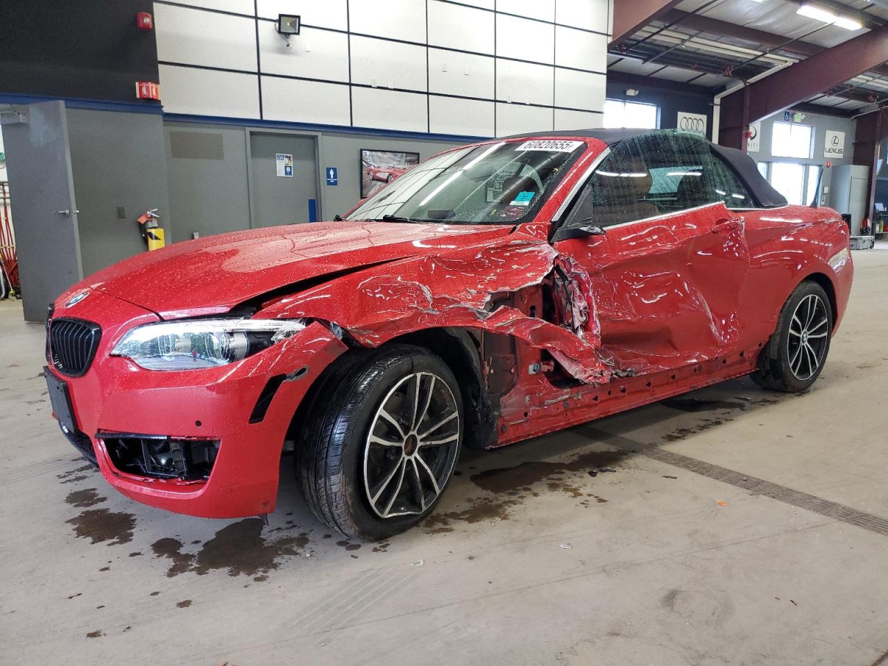 2020 Bmw 230i Красный vin: WBA2M7C09L7G28779
