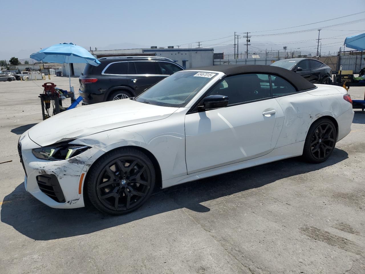 2025 Bmw 430i    White vin: WBA33DB07SCS09145