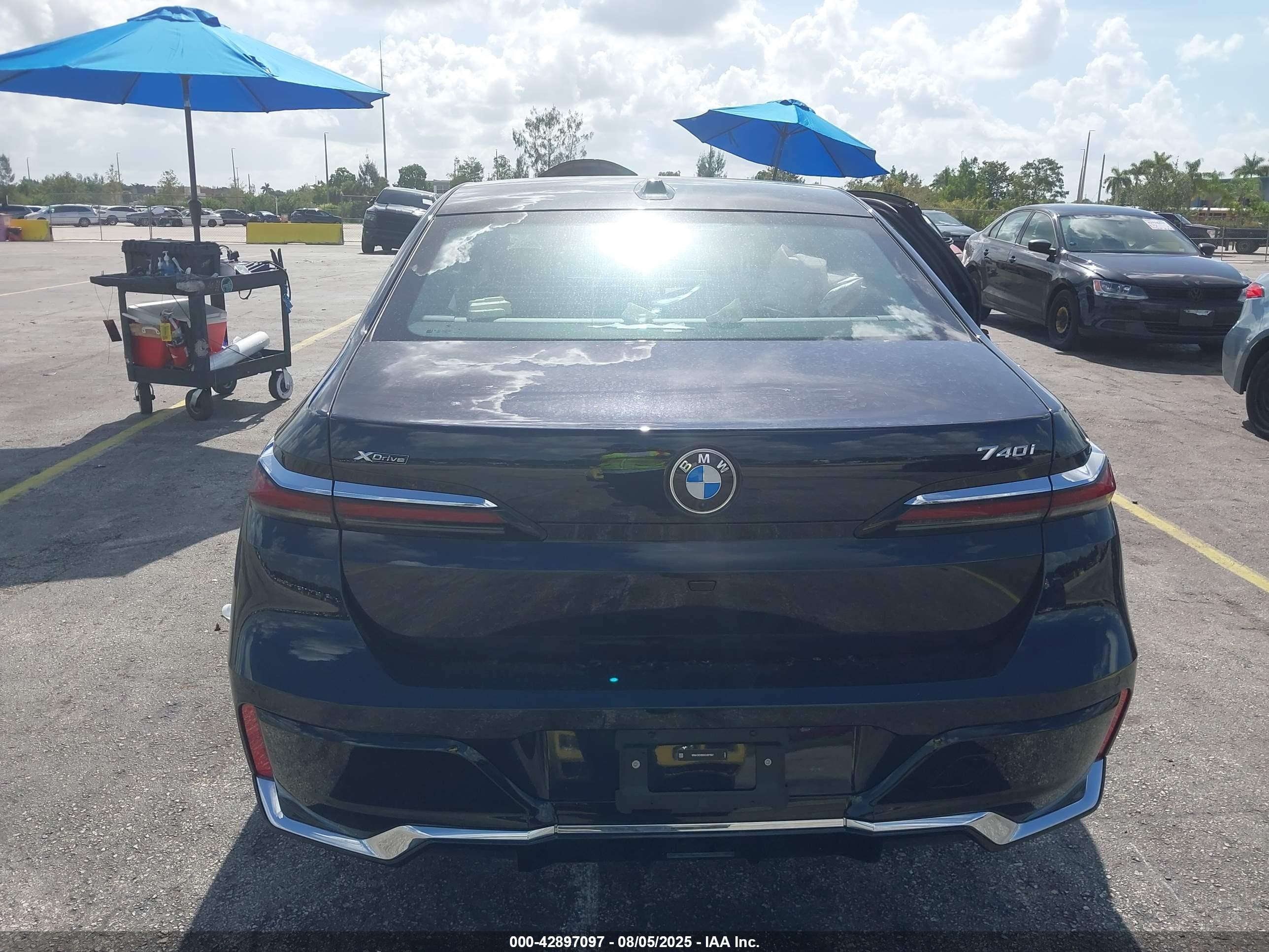 2025 Bmw 740 I Xdrive Black vin: WBA33EH00SCU97507