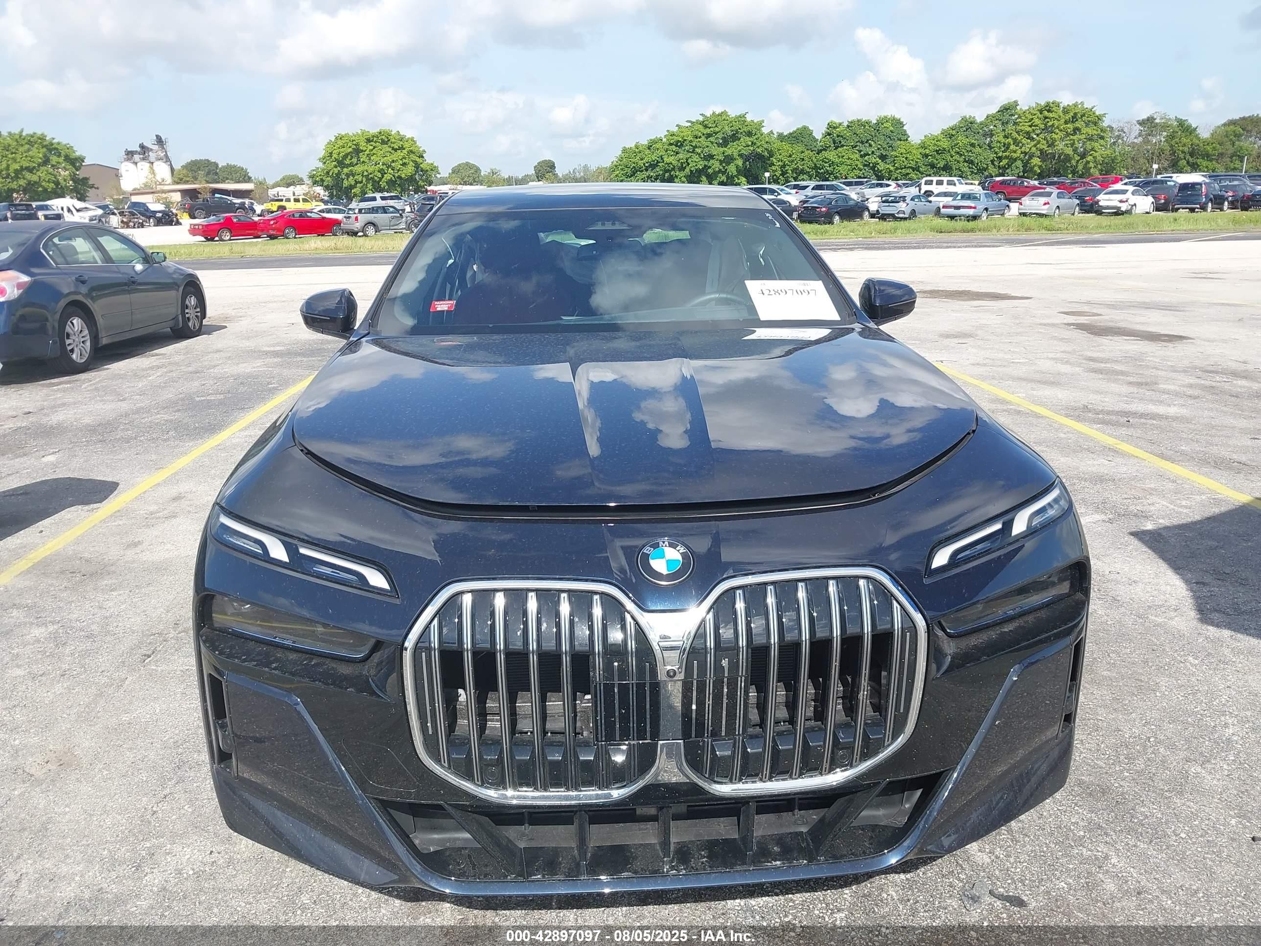 2025 Bmw 740 I Xdrive Black vin: WBA33EH00SCU97507