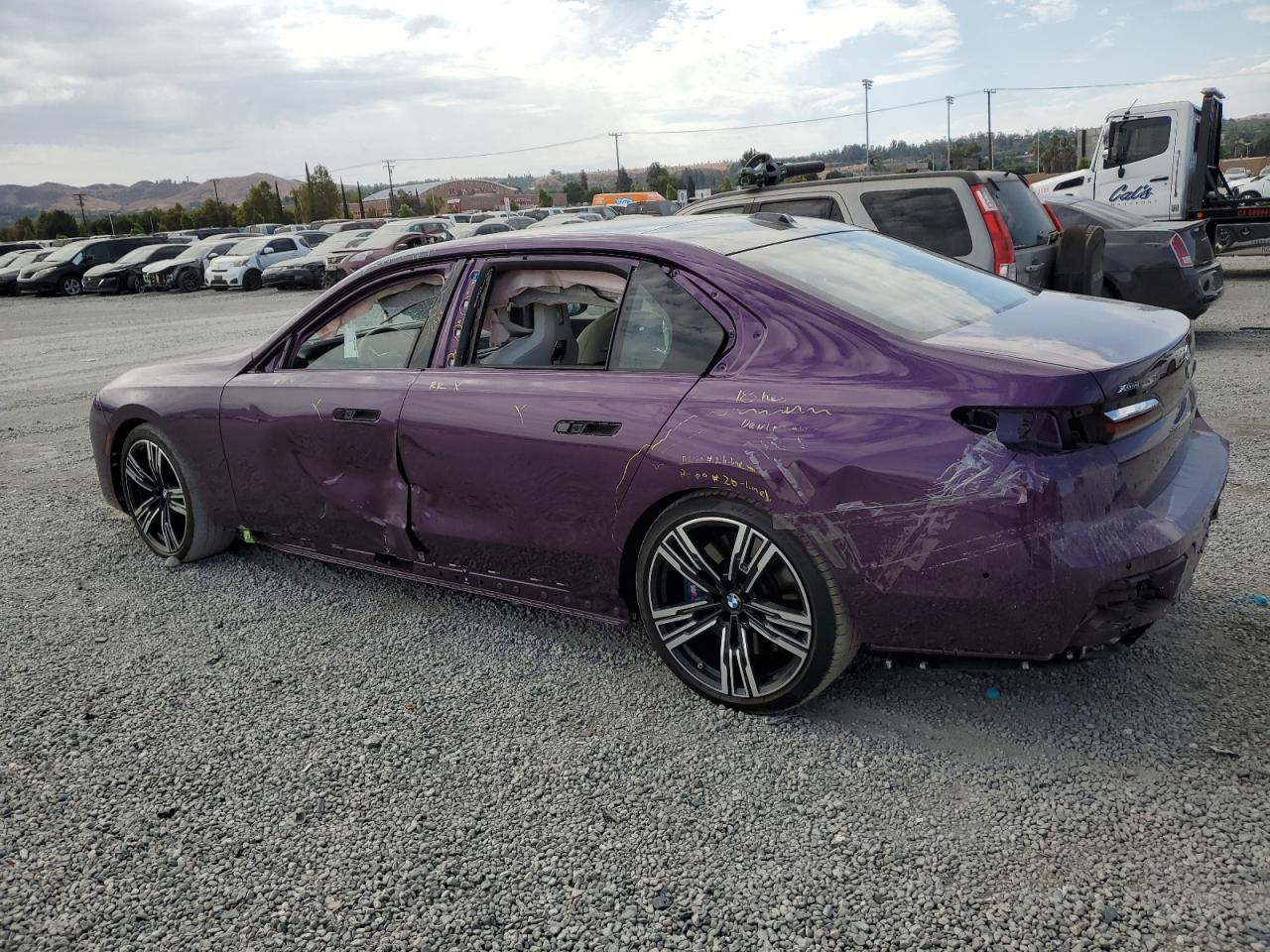 2024 Bmw 760 Xi Purple vin: WBA33EJ04RCR42772