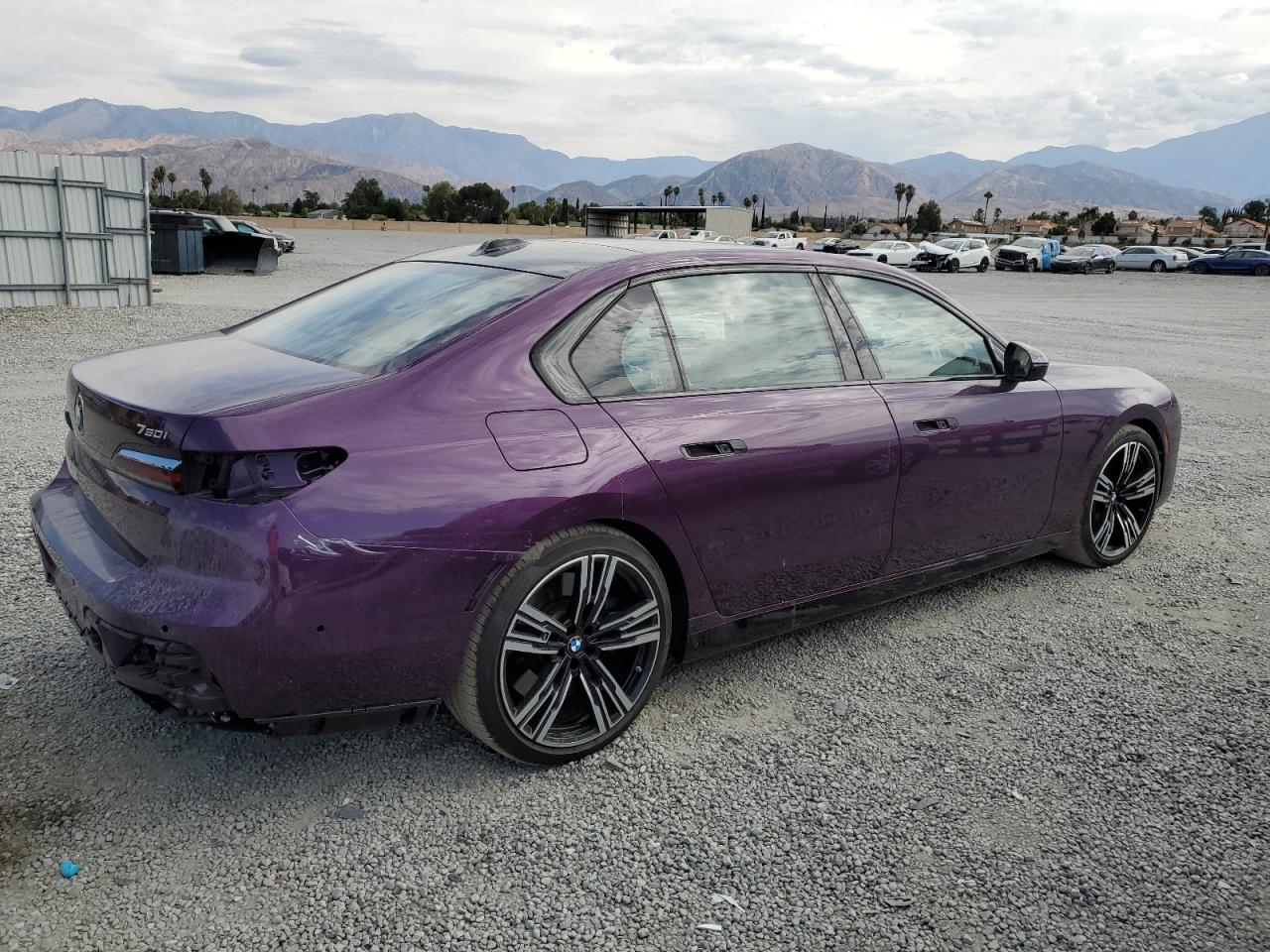 2024 Bmw 760 Xi Purple vin: WBA33EJ04RCR42772