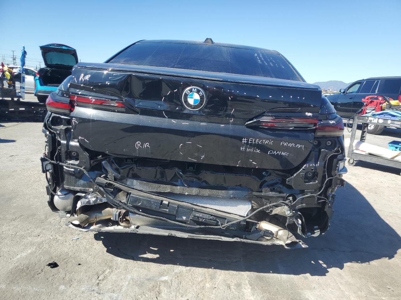 2023 Bmw 760 Xi Black vin: WBA33EJ05PCN11130