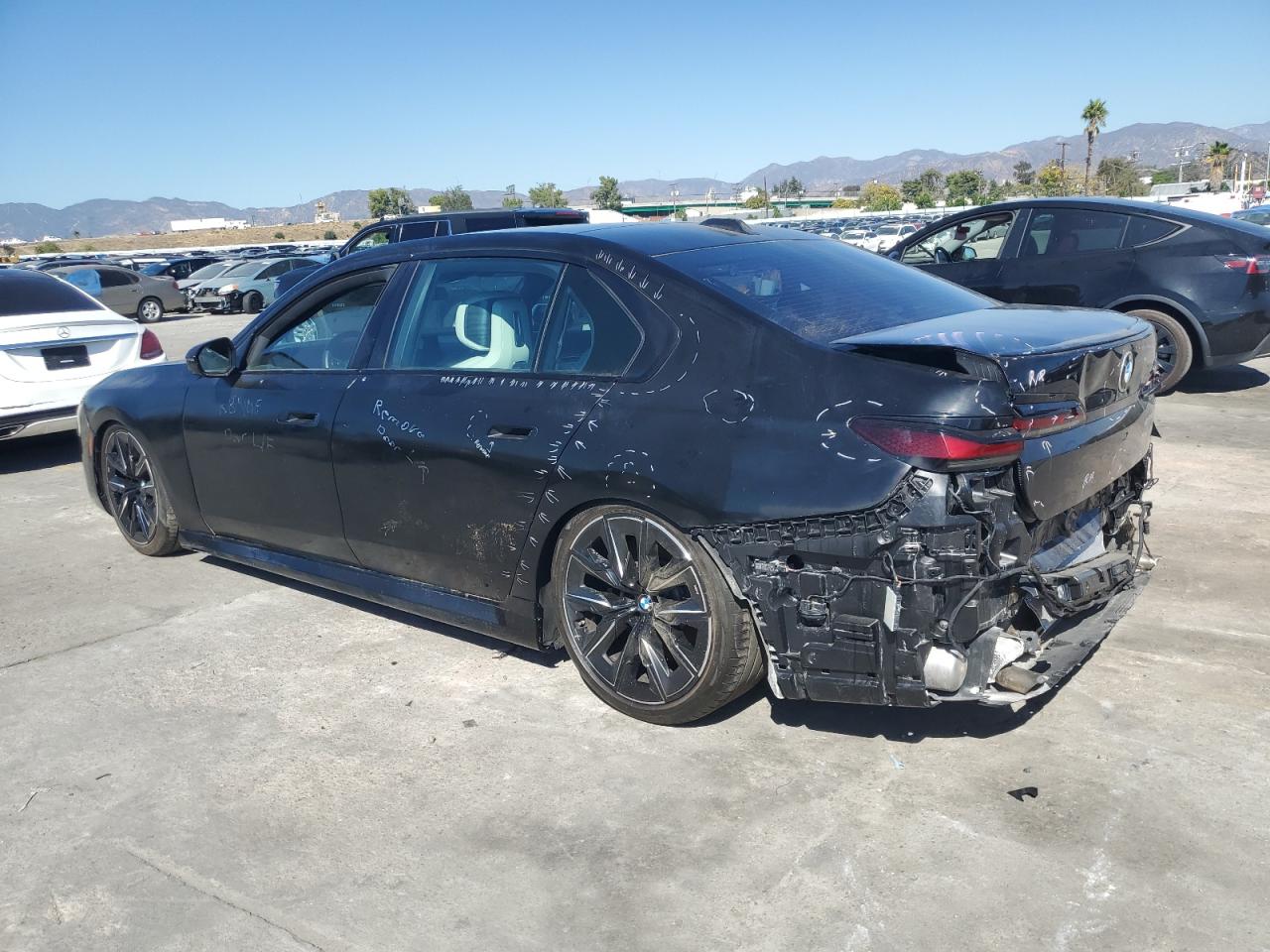 2023 Bmw 760 Xi Black vin: WBA33EJ05PCN11130