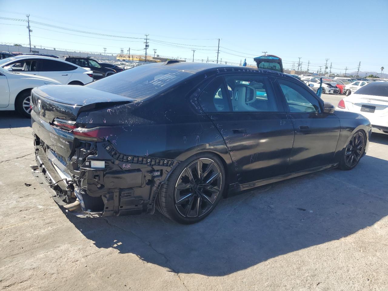 2023 Bmw 760 Xi Black vin: WBA33EJ05PCN11130