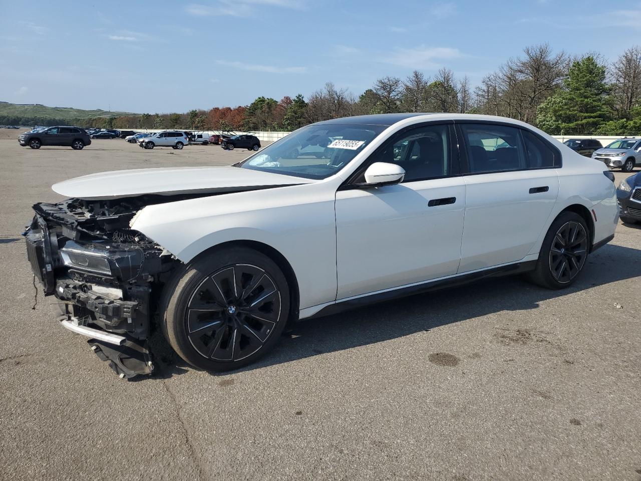 2024 Bmw 760 Xi White vin: WBA33EJ05RCR10400