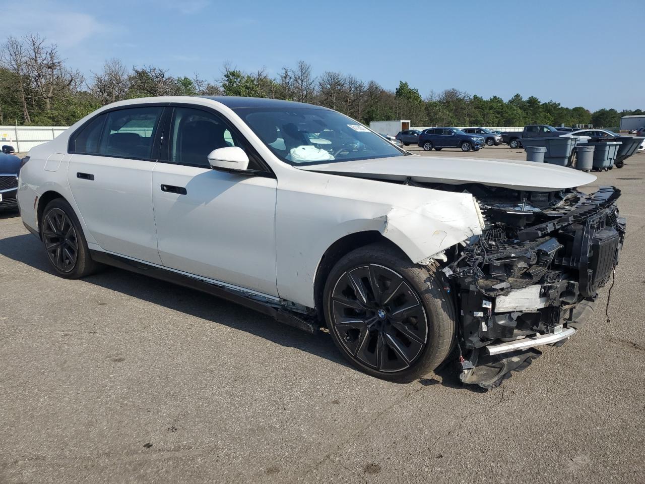 2024 Bmw 760 Xi White vin: WBA33EJ05RCR10400