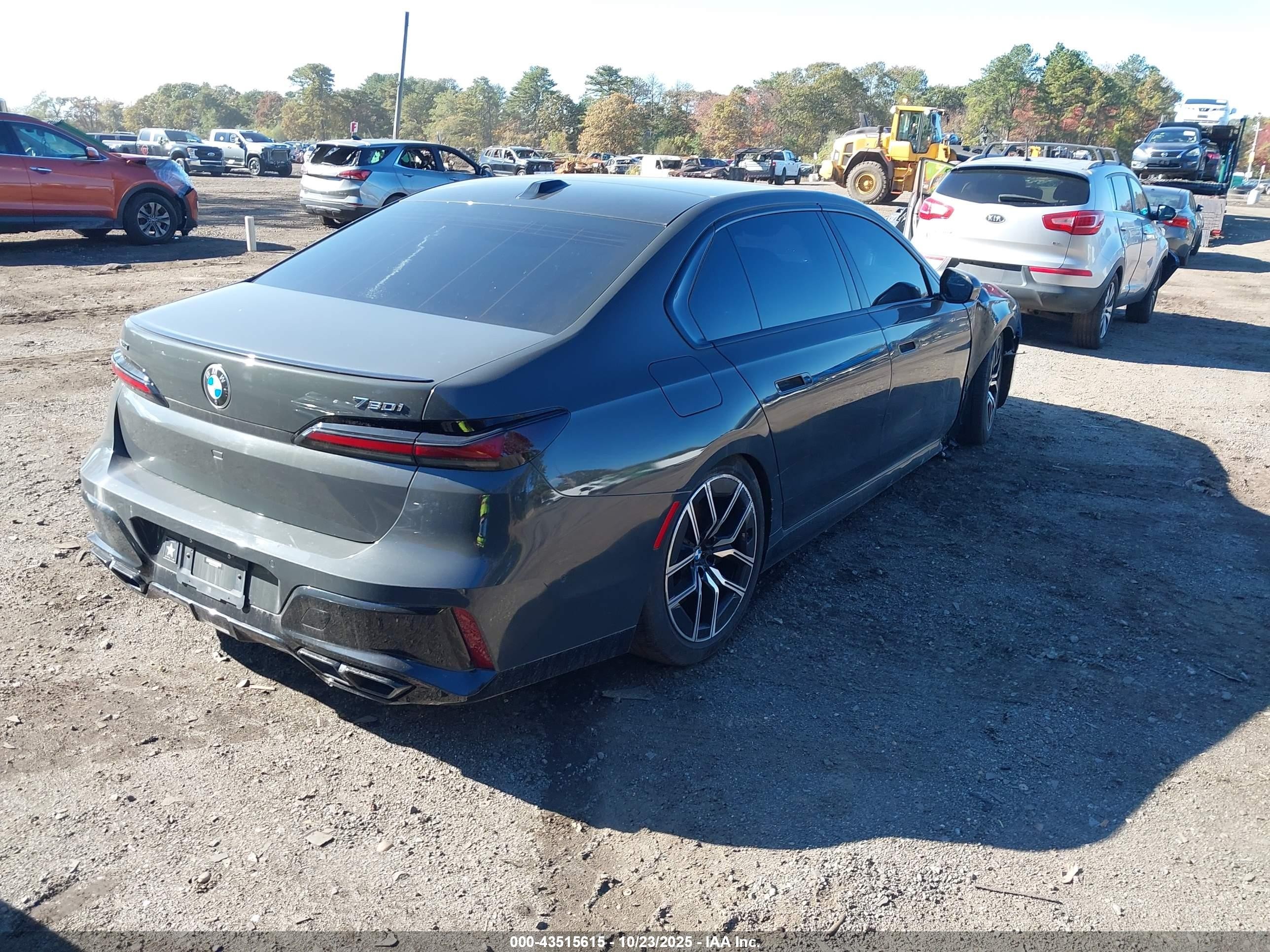 2023 Bmw 760 I Xdrive Gray vin: WBA33EJ06PCN52270