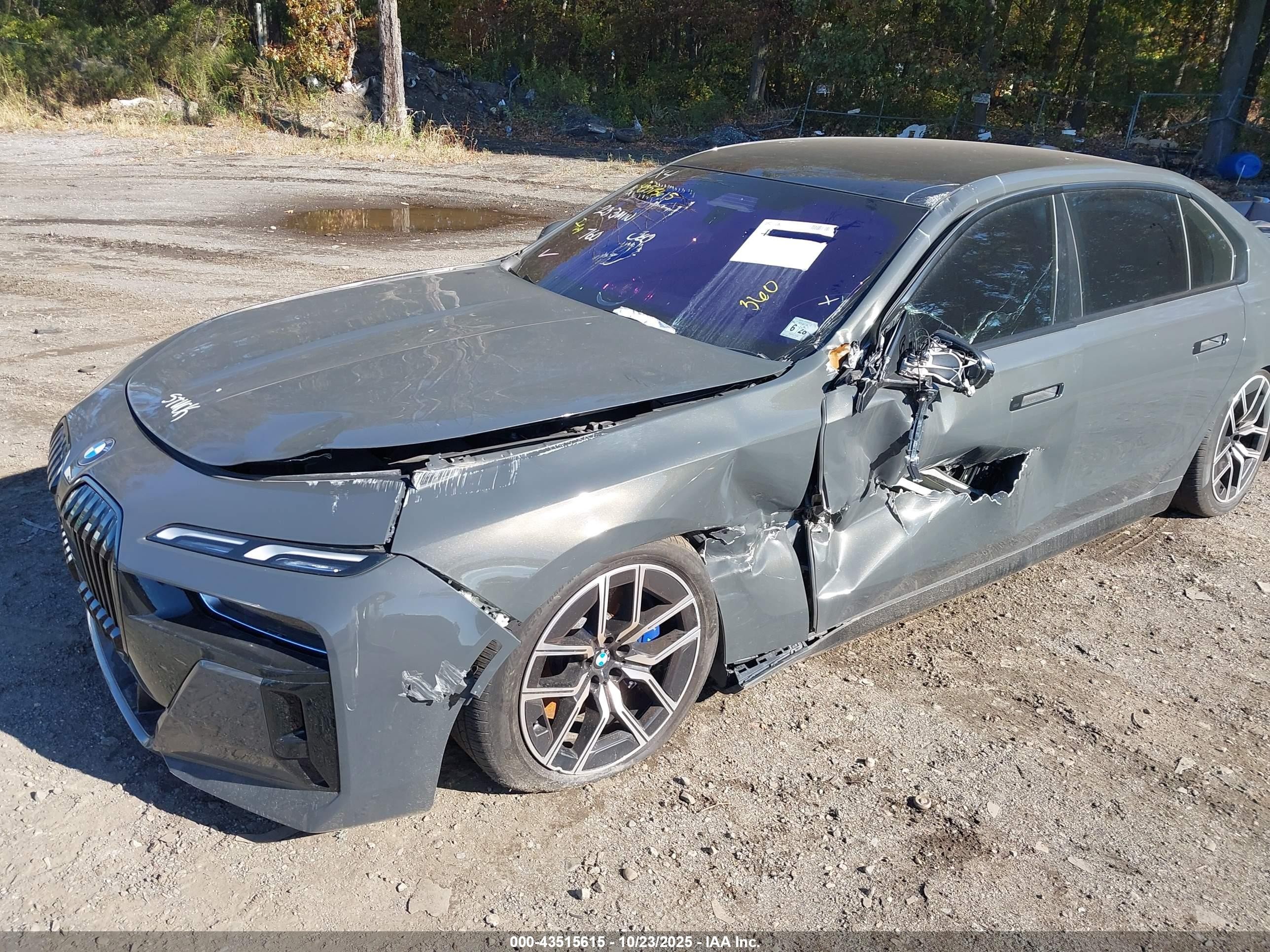 2023 Bmw 760 I Xdrive Gray vin: WBA33EJ06PCN52270