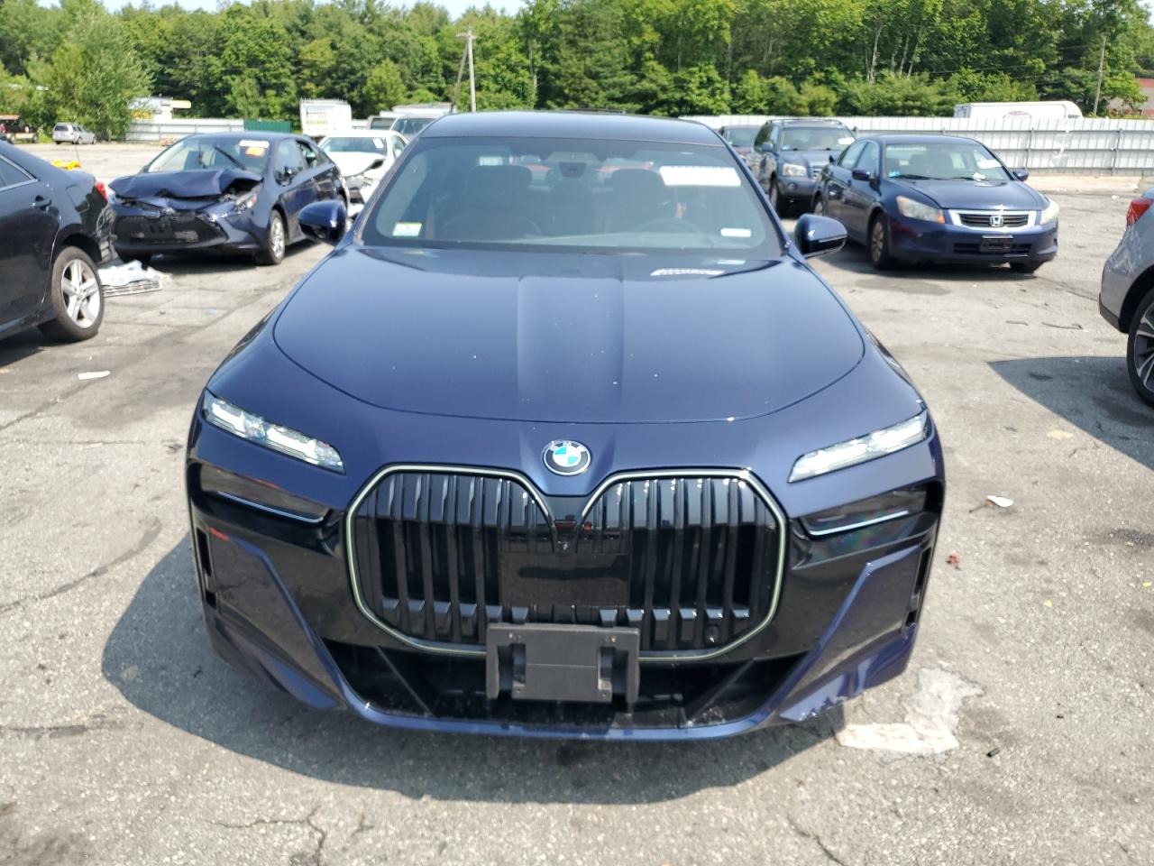 2024 Bmw 760 Xi Blue vin: WBA33EJ06RCR79810