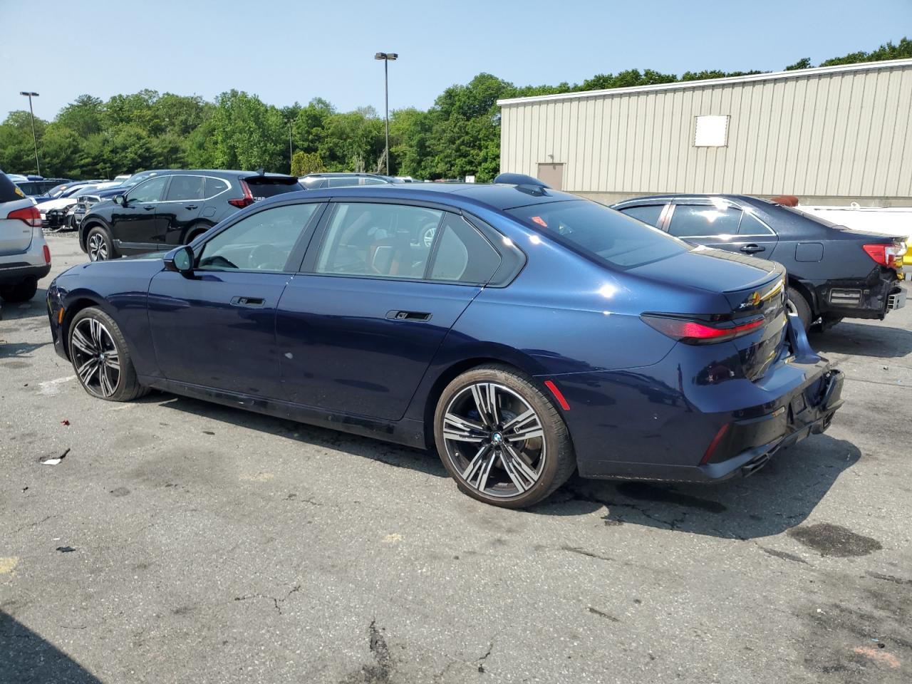 2024 Bmw 760 Xi Blue vin: WBA33EJ06RCR79810