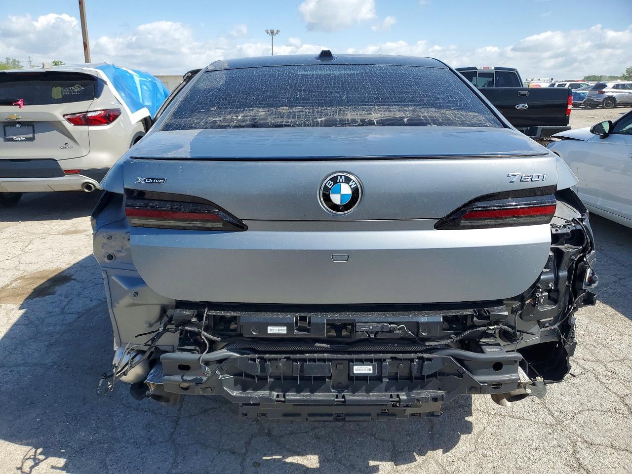 2023 Bmw 760 Xi Серебряный vin: WBA33EJ0XPCM54214