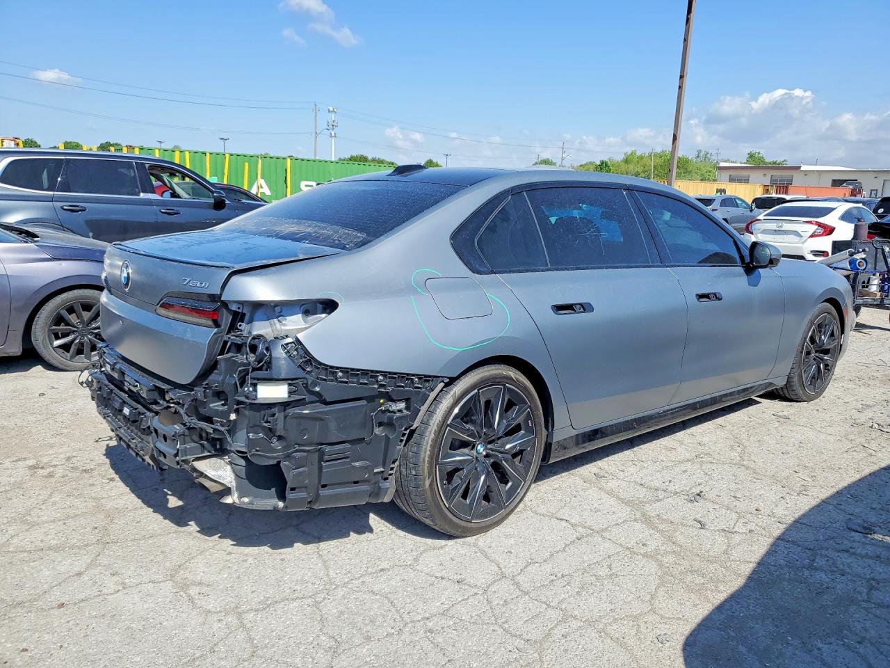 2023 Bmw 760 Xi Серебряный vin: WBA33EJ0XPCM54214