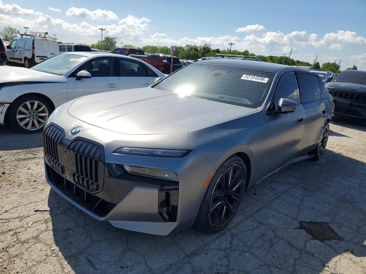 2023 Bmw 760 Xi Серебряный vin: WBA33EJ0XPCM54214