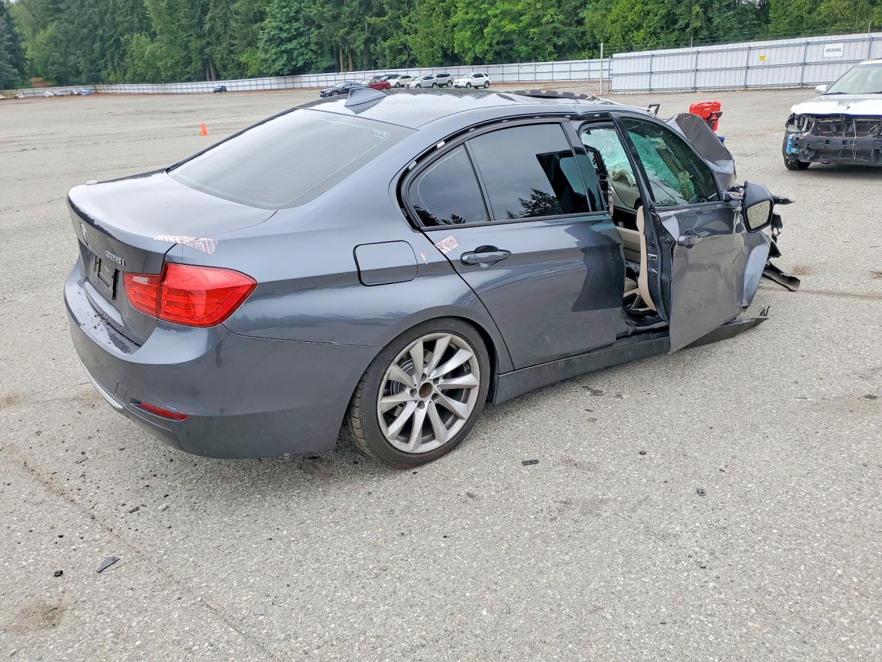 2012 Bmw 328 I Gray vin: WBA3A5C50CF256569