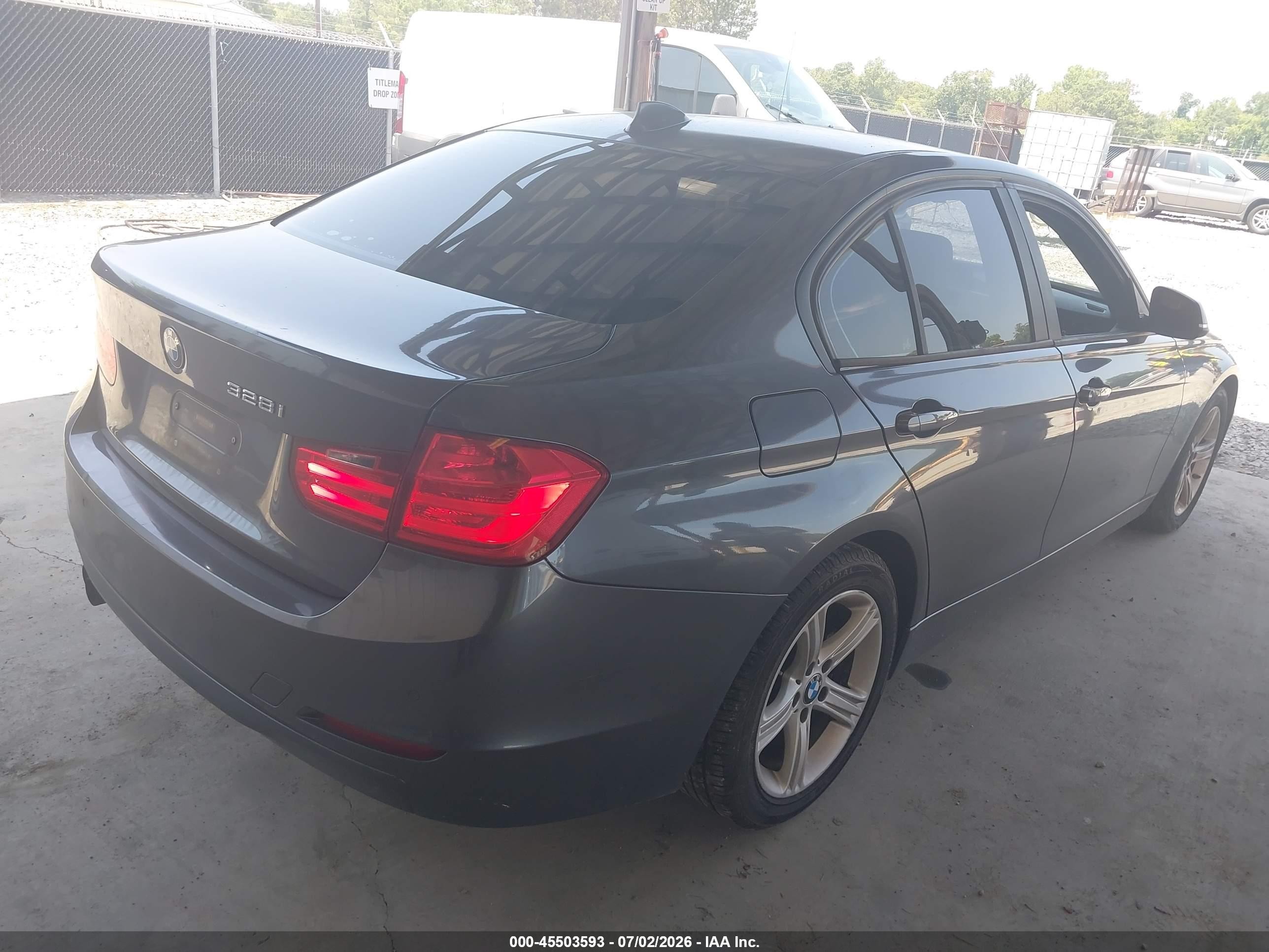 2012 Bmw 328i   Gray vin: WBA3A5C50CF342304