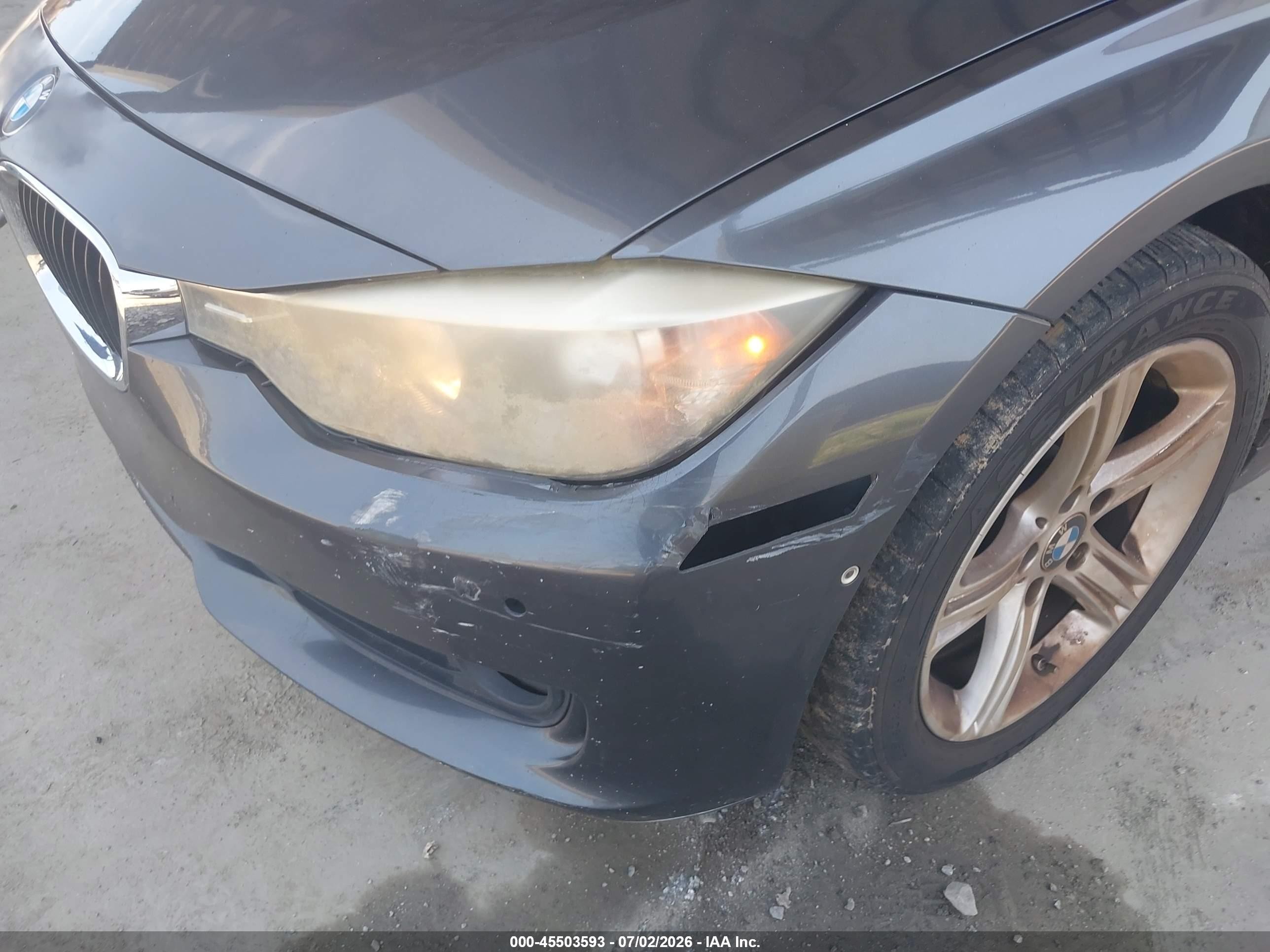 2012 Bmw 328i   Gray vin: WBA3A5C50CF342304